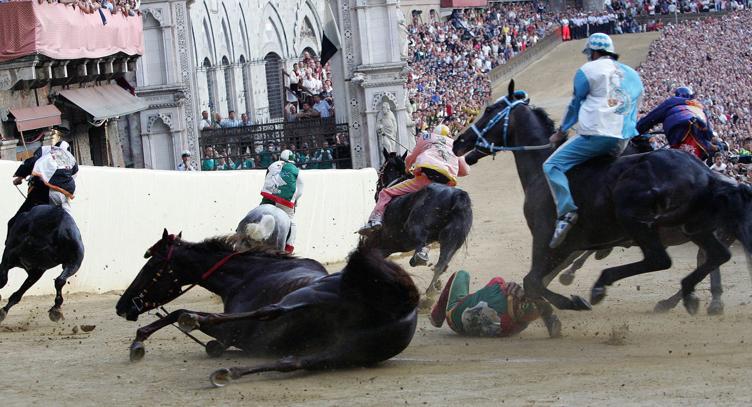 In response to animal rights concerns, organisers have increased the padding on some turns