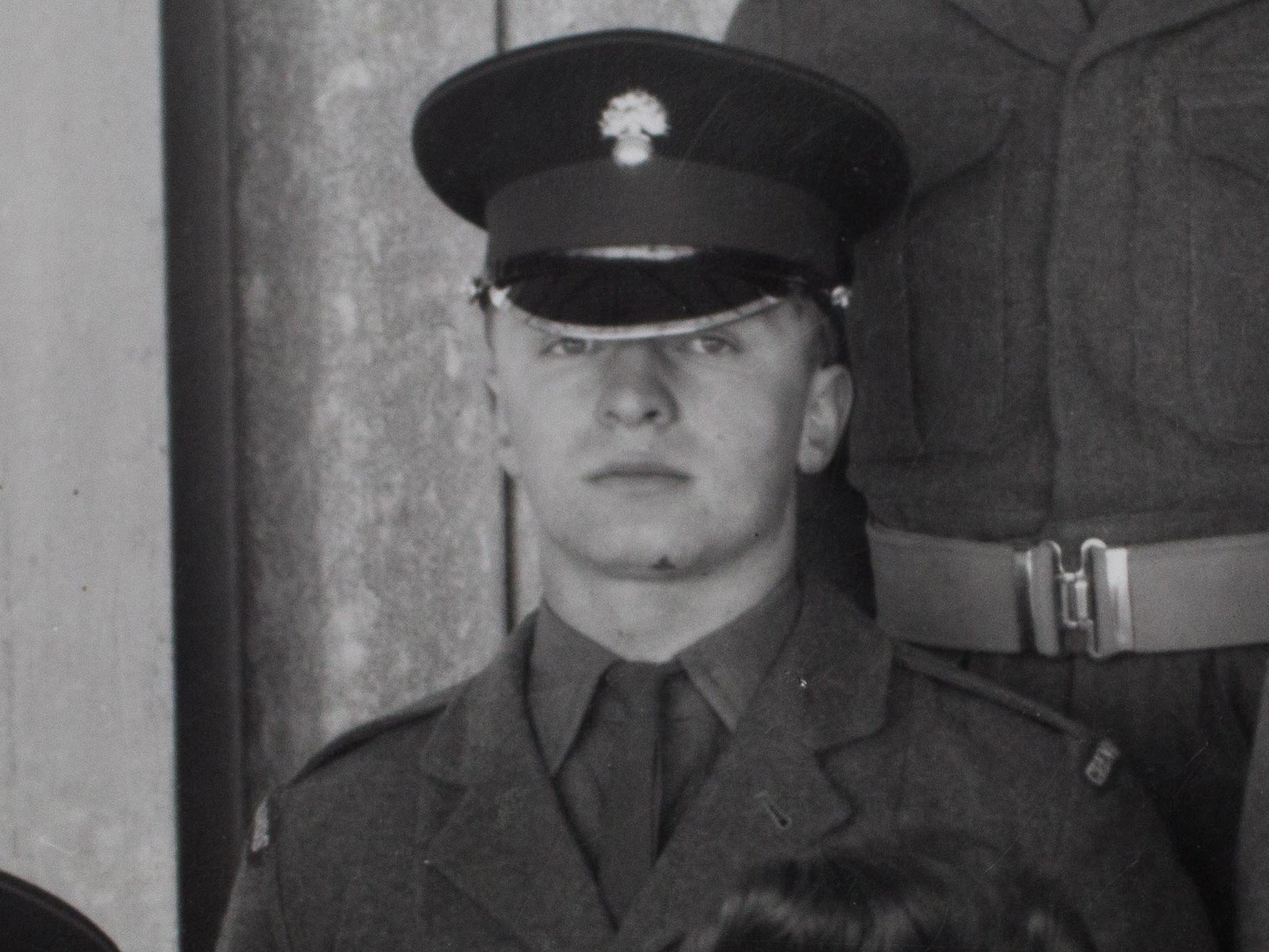 Tadeusz Polanski in his army days between 1961 and 1967