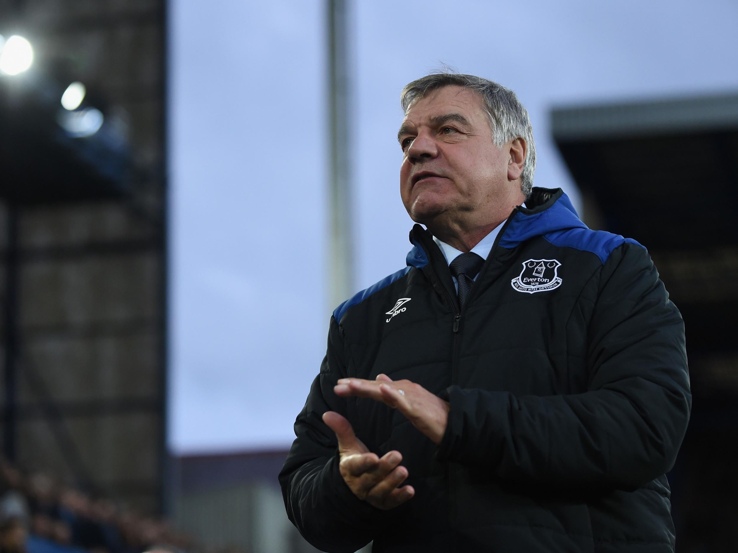 Sam Allardyce was pleased with Everton's performance