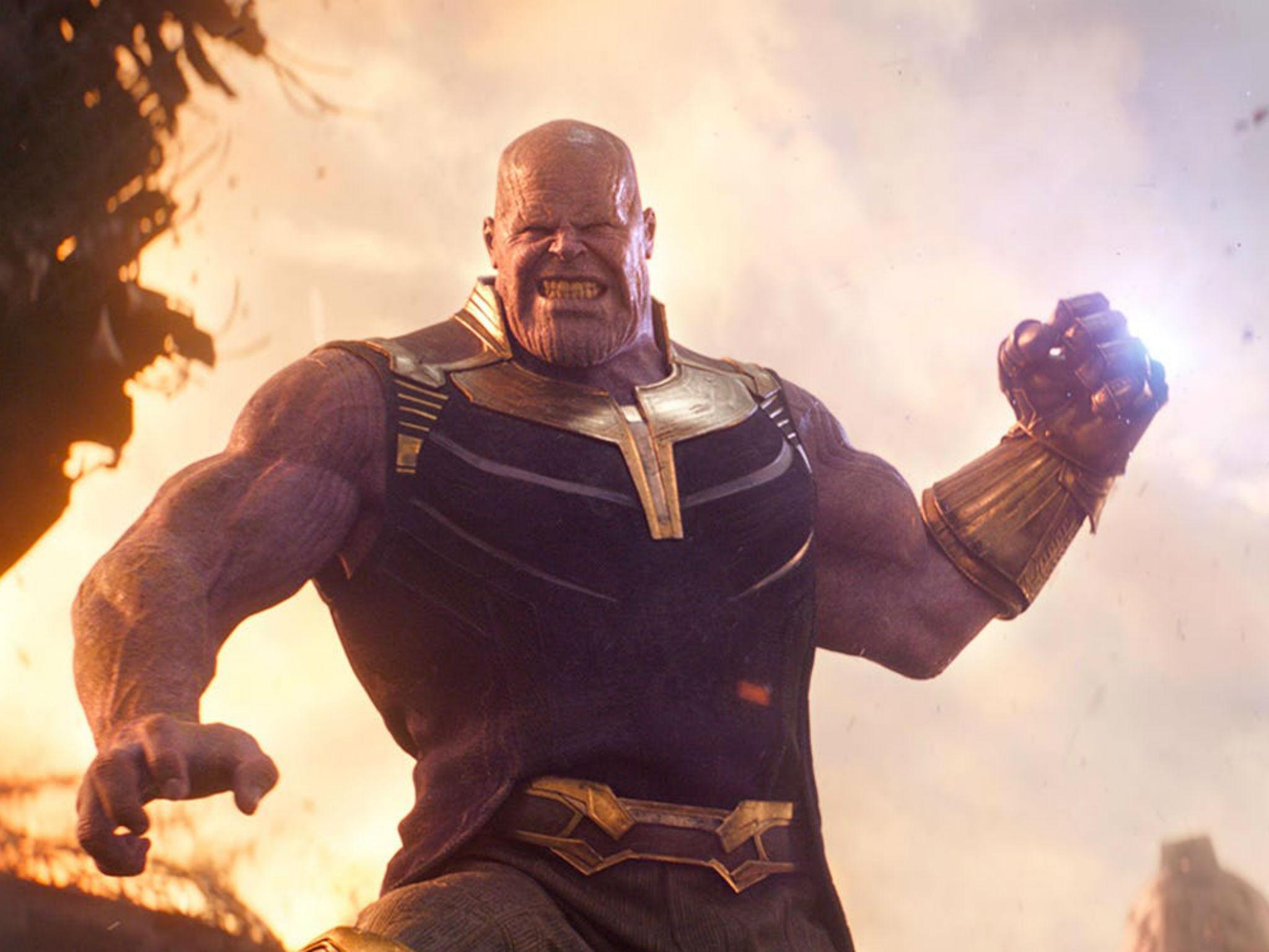 Thanos from Disney's latest smash hit Avengers movie