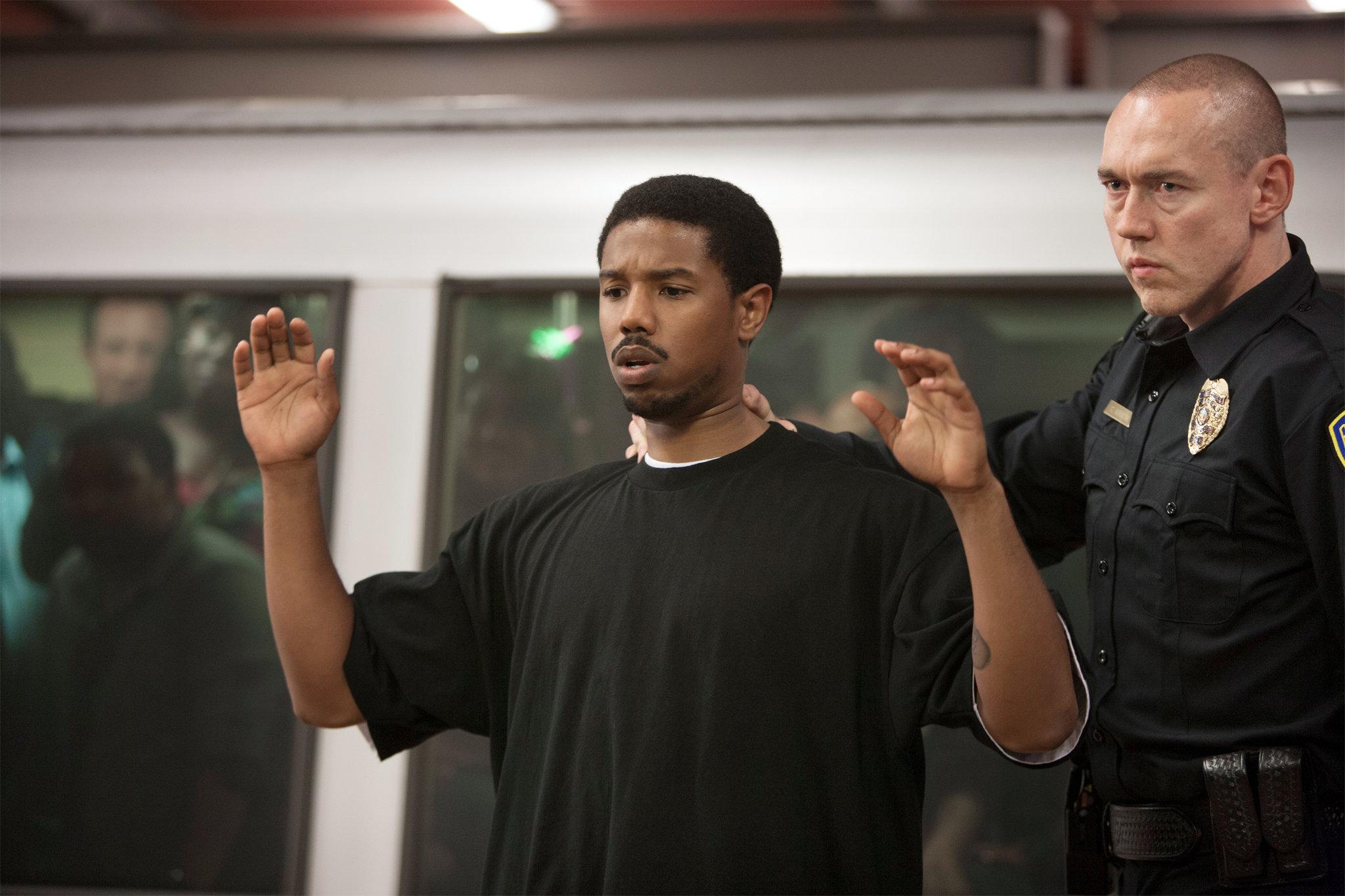 Jordan (left, with Kevin Durand) in the 2013’s ‘Fruitvale Station’