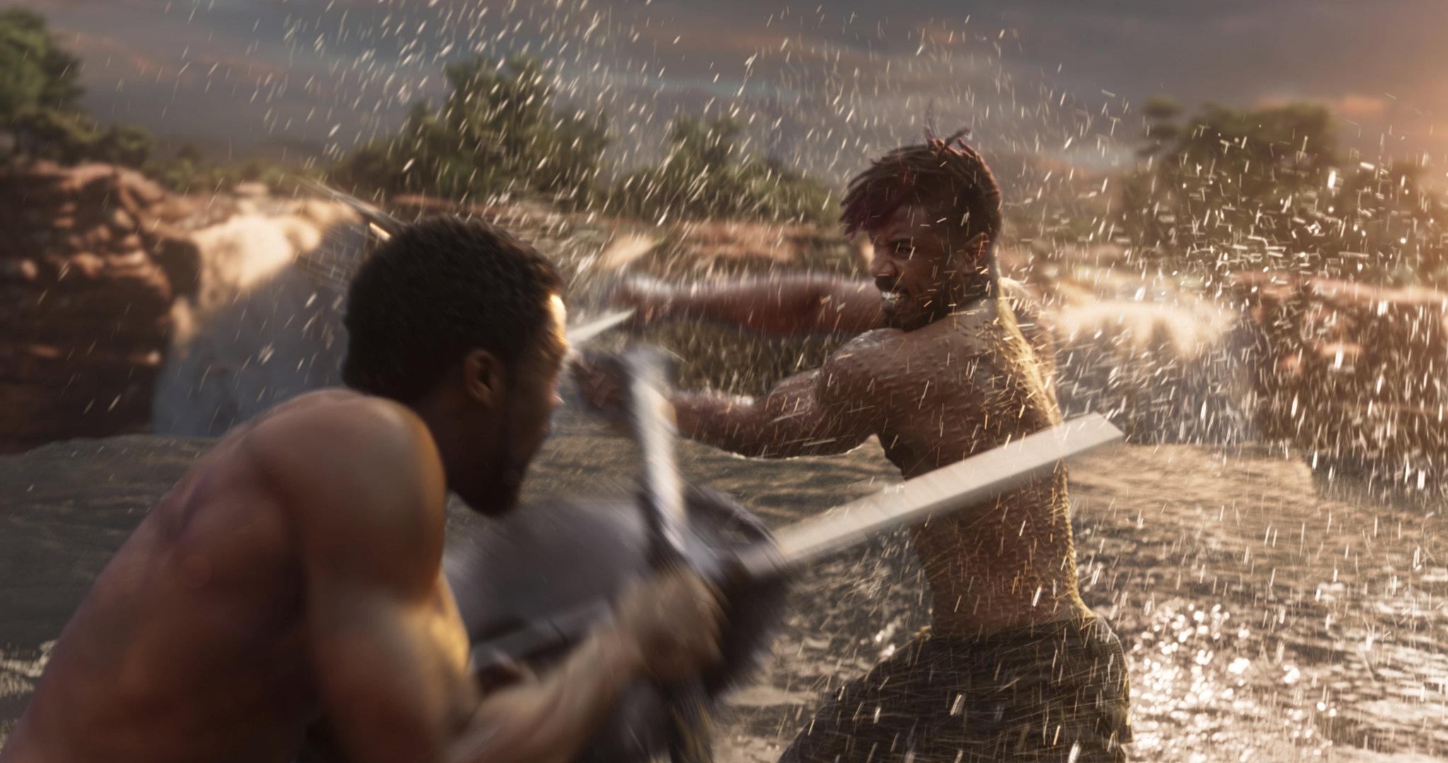 Playing Killmonger (right) in ‘Black Panther’ brought rave reviews for Jordan