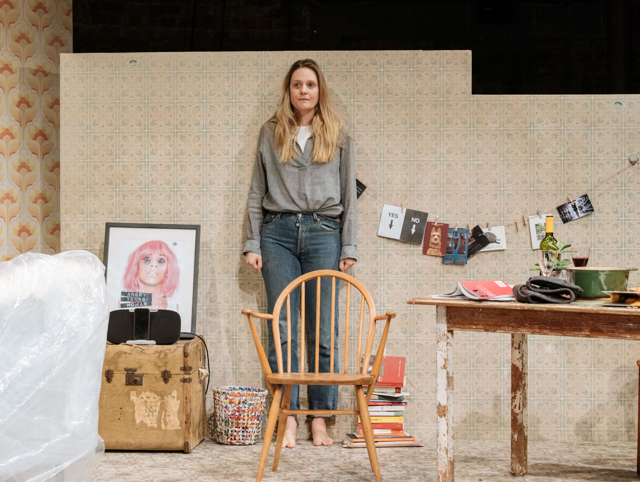 Romola Garai stars in 'The Writer' at the The Almeida