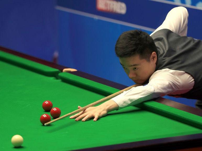 Ding is safely through to the second round