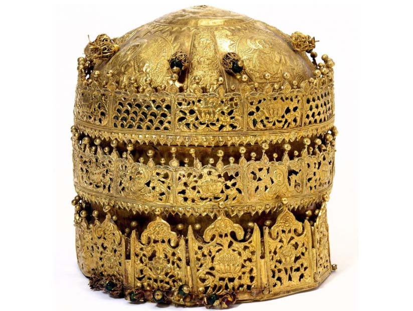 A crown, probably made in Gondar, Ethiopia, around 1740