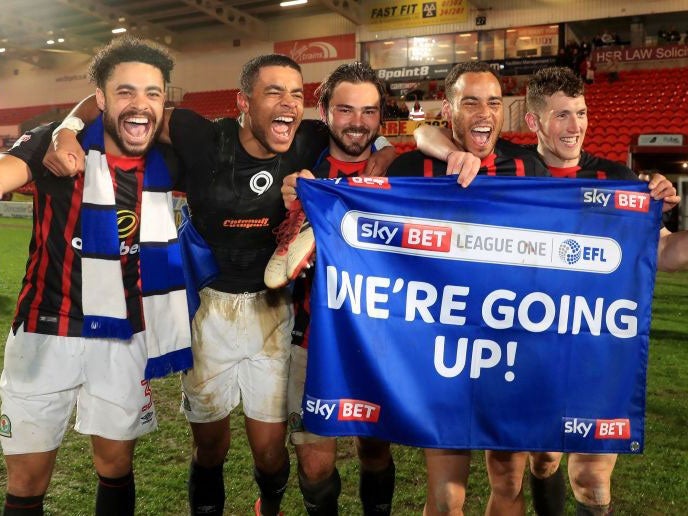 Blackburn are heading back to the Championship