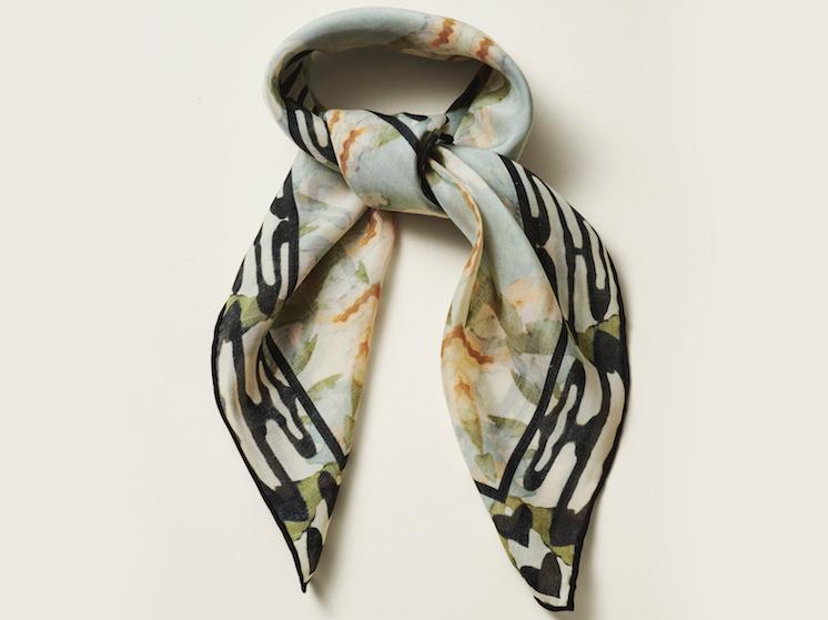 Neck it: try this small lyocell-blend scarf at £17.99