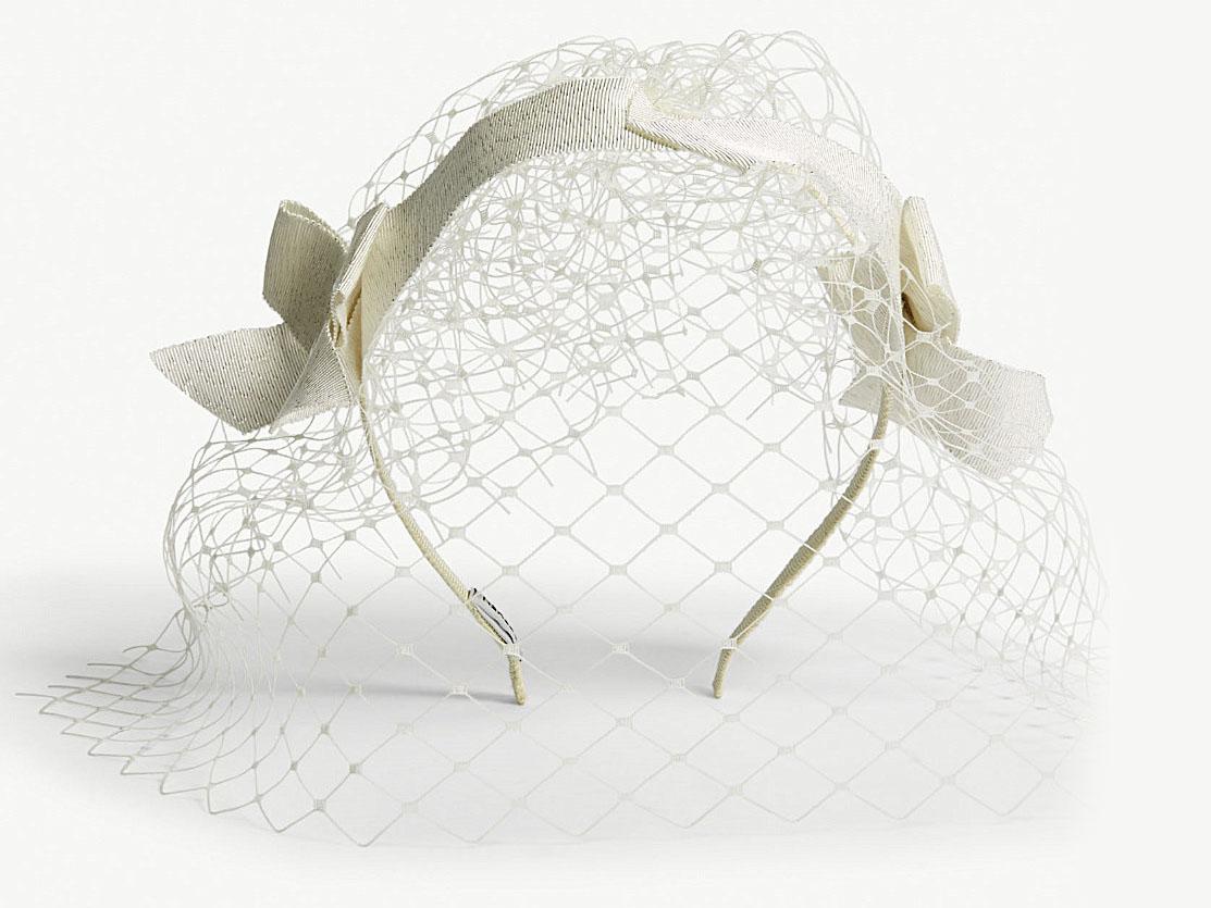 Stephen Jones, sweet netting ribbon headpiece, £270, Selfridges