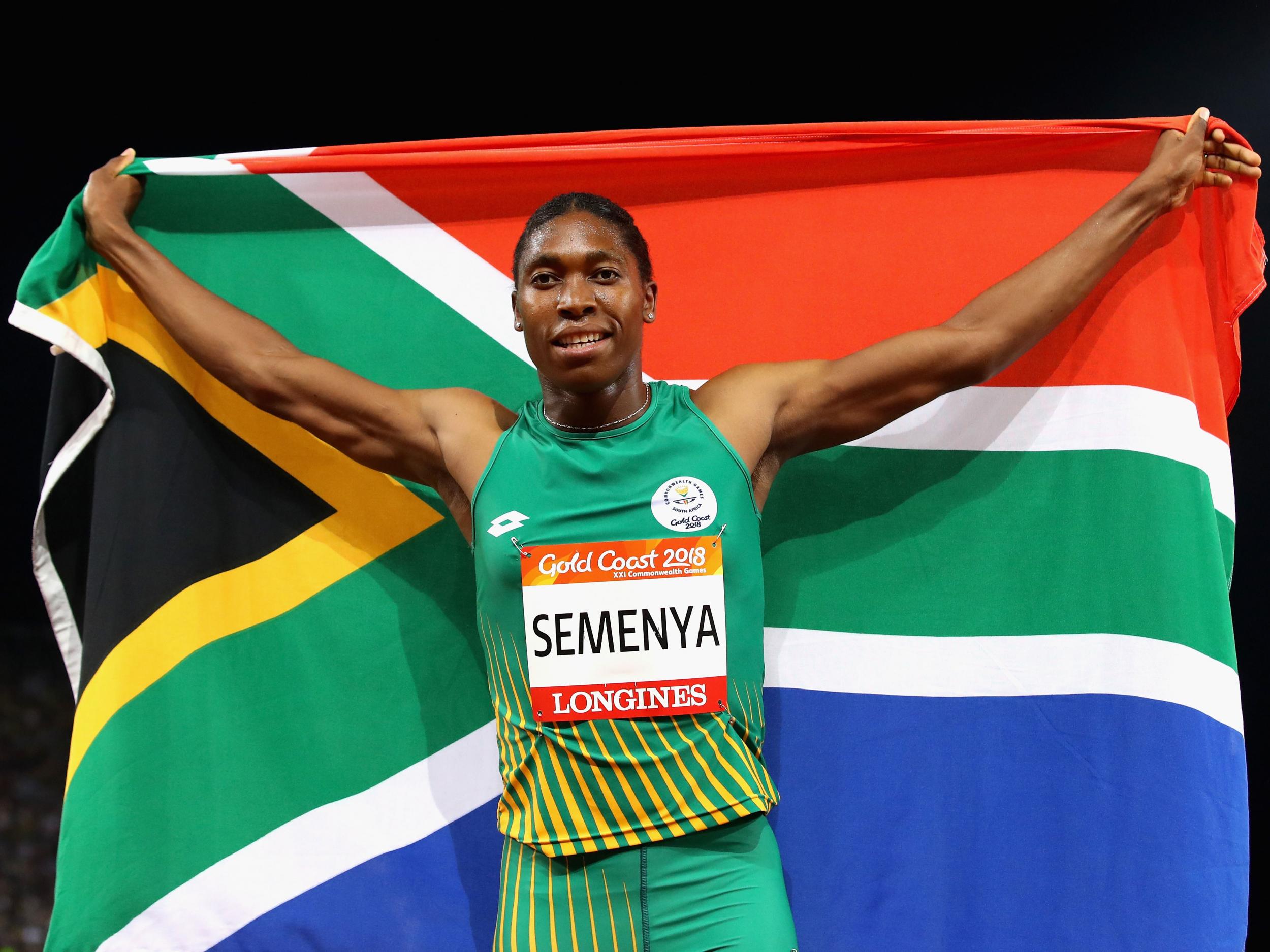 Semenya is a two-time Olympic gold medalist over 800m