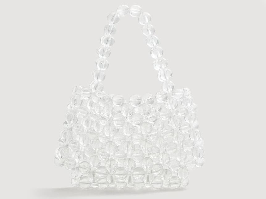 Beaded See-through Bag, £39.99, Mango