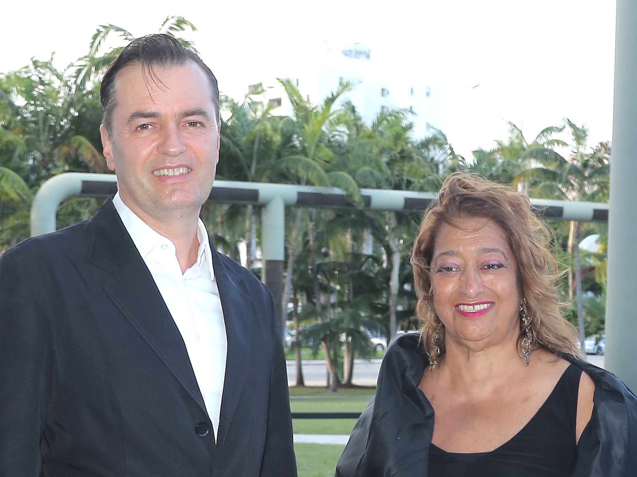 Patrik Schumacher and Zaha Hadid at the Pritzker Architecture Prize in 2015