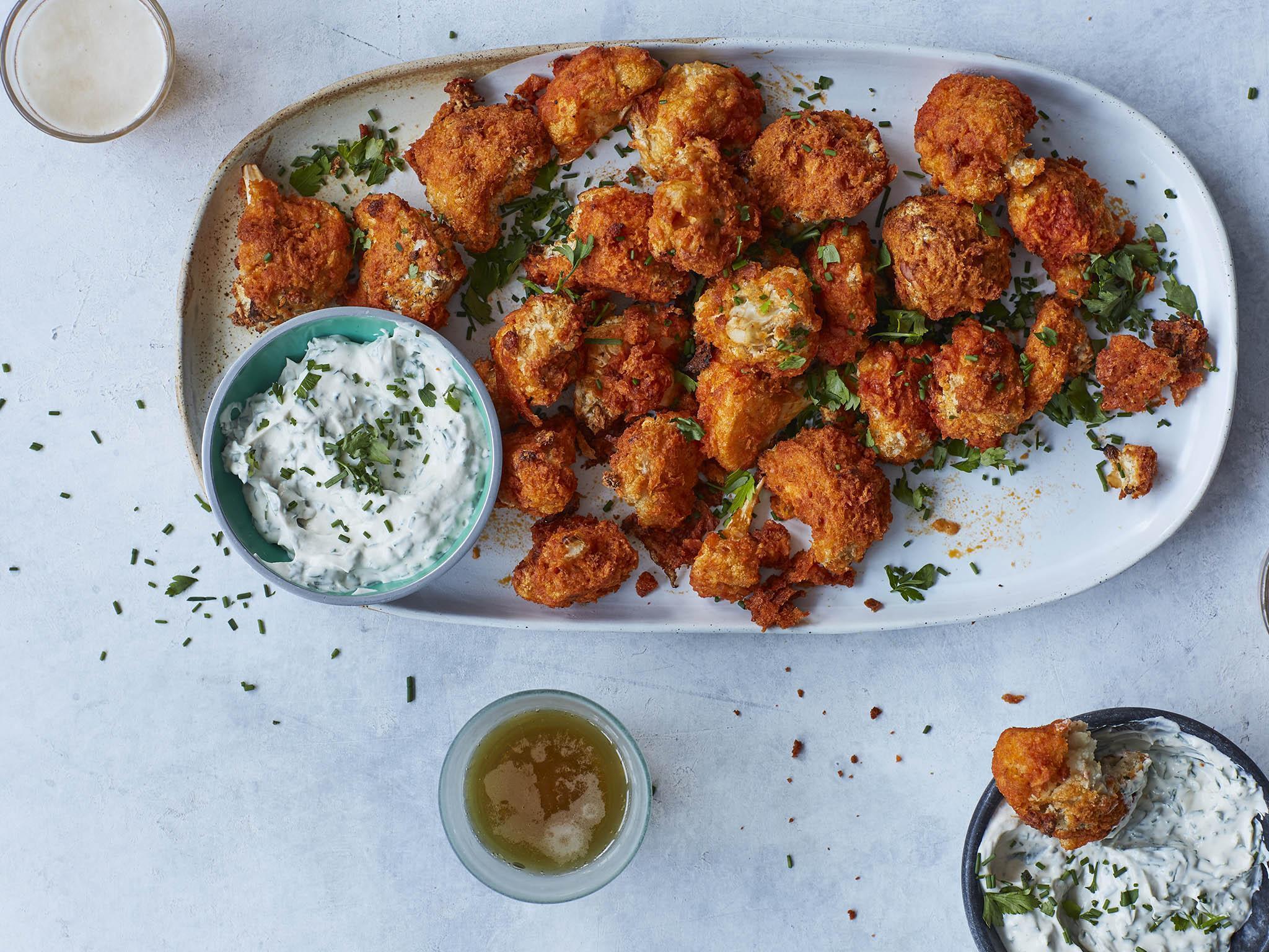 Hot stuff: cauliflower buffalo wings that taste better than their meaty cousins