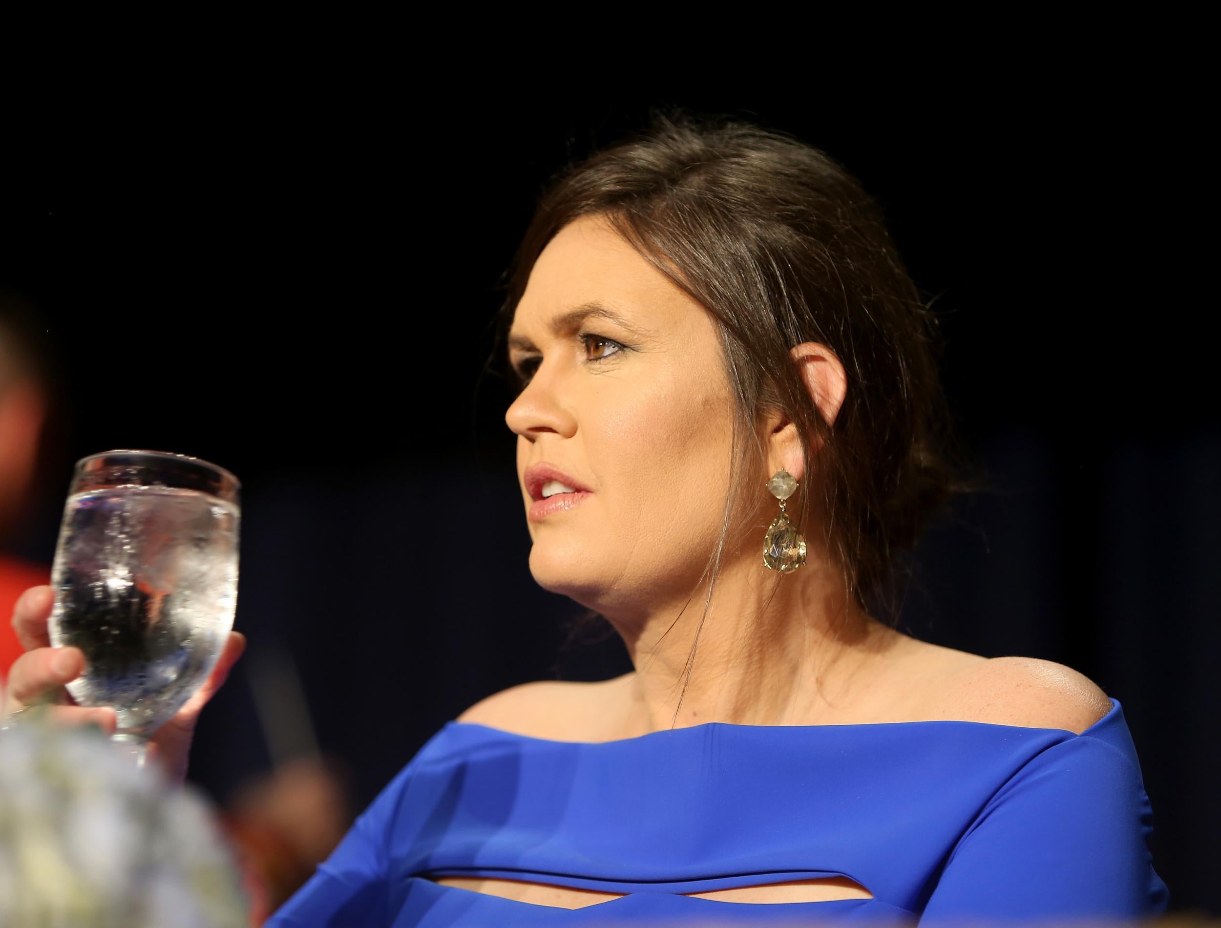 Sarah Huckabee Sanders at the 2018 White House Correspondents' Dinner