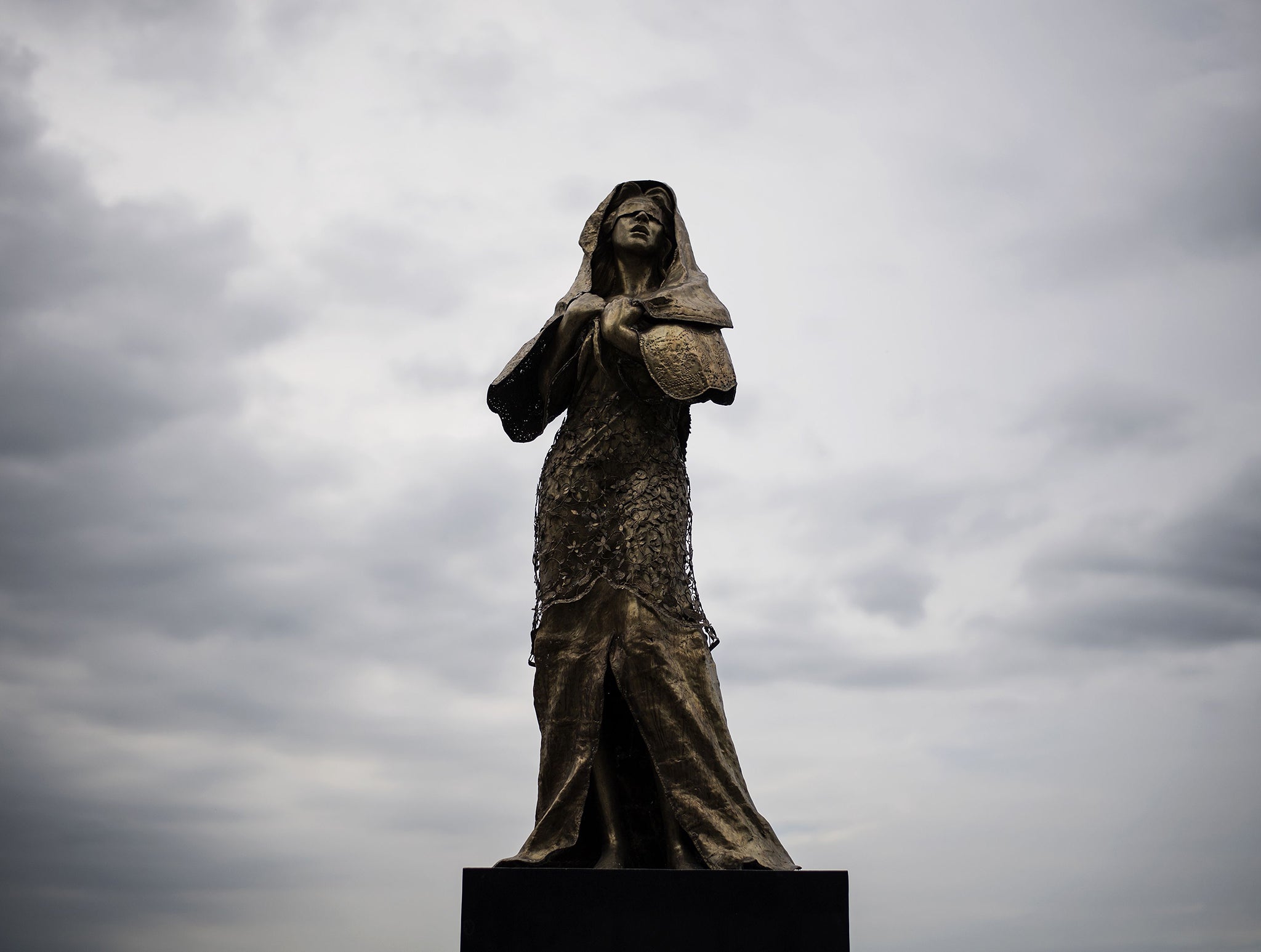 A memorial statue for WWII 'comfort women' who were made sex slave for Japanese troops