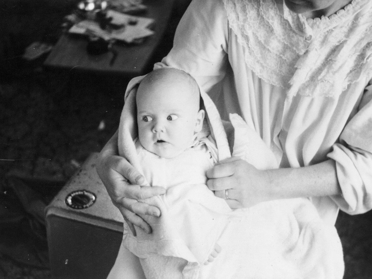 Lisa with her mother, 1965