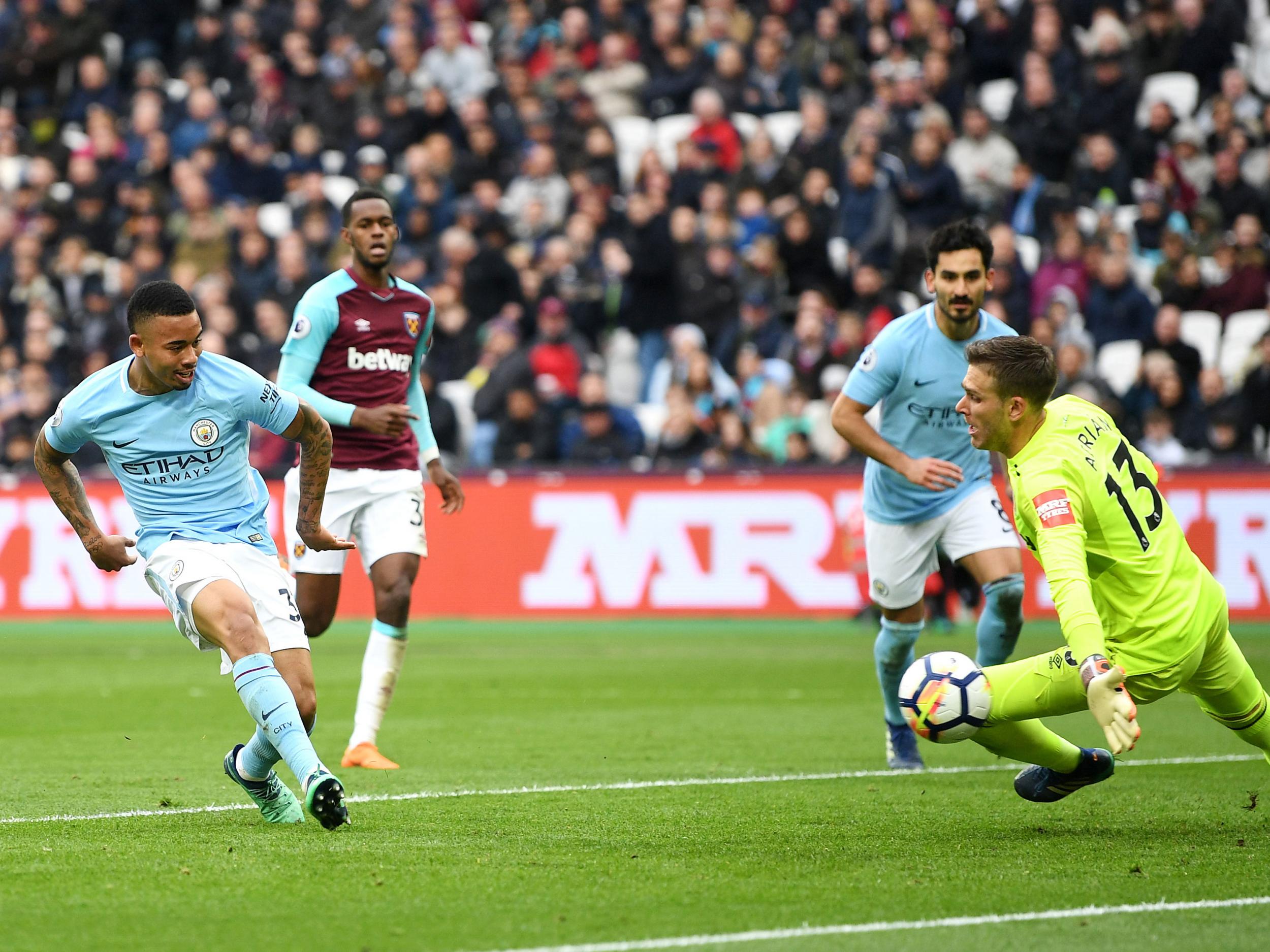 Jesus restored City's two-goal advantage