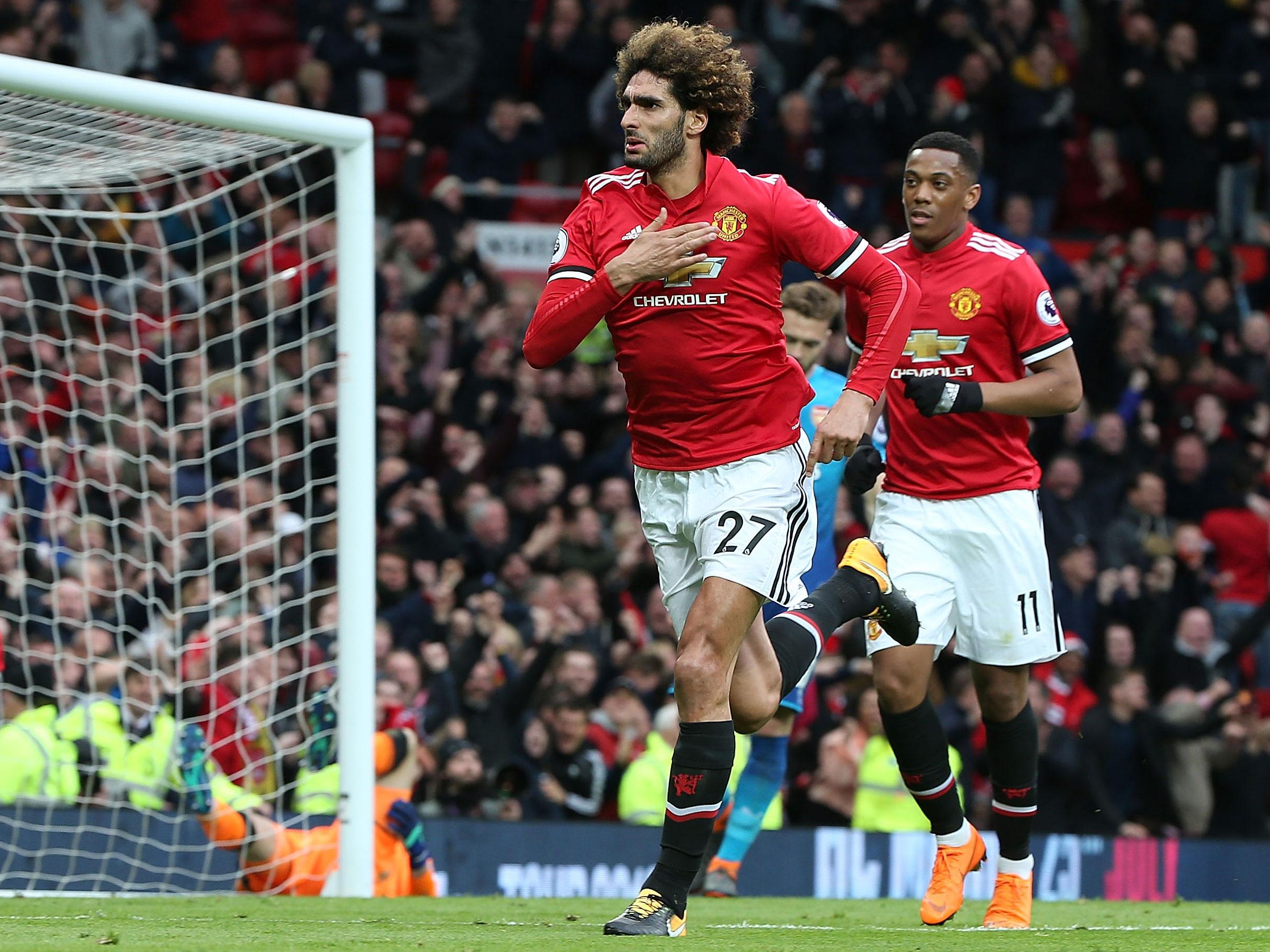 Fellaini will miss Sunday's game with Watford