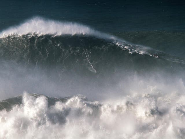 Rodrigo Koxa won the World Surf League award for the biggest wave, breaking the world record in the process