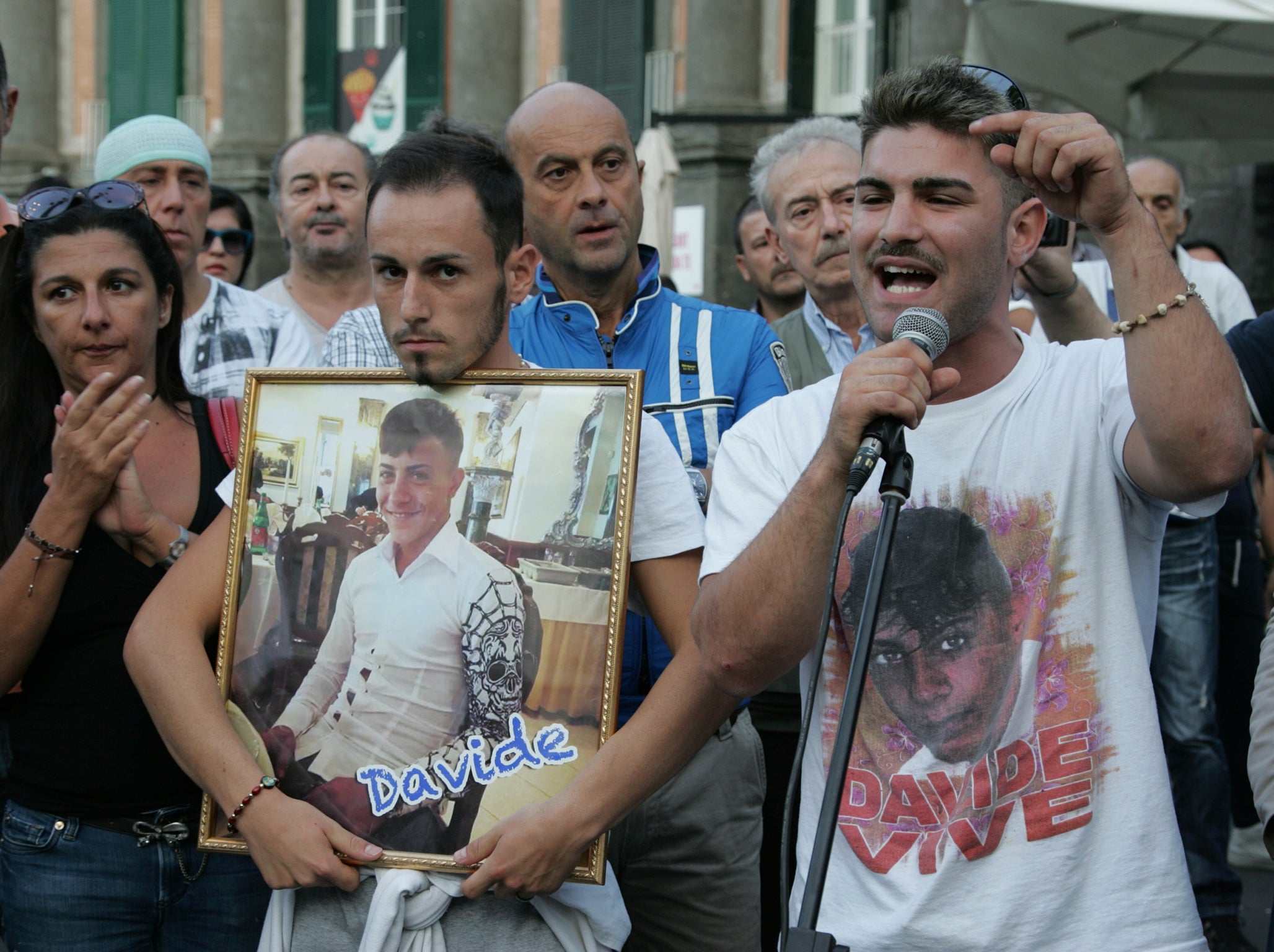 Supporters demanding justice for Ciro Esposito's death