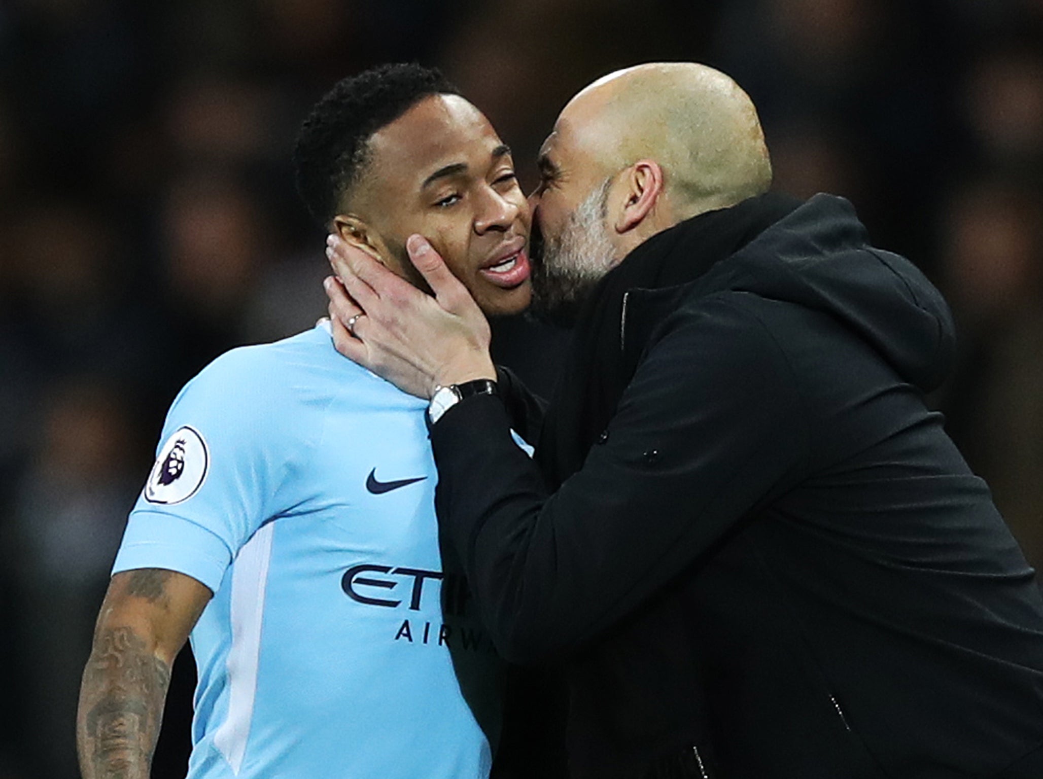 Guardiola is delighted with Sterling's progression