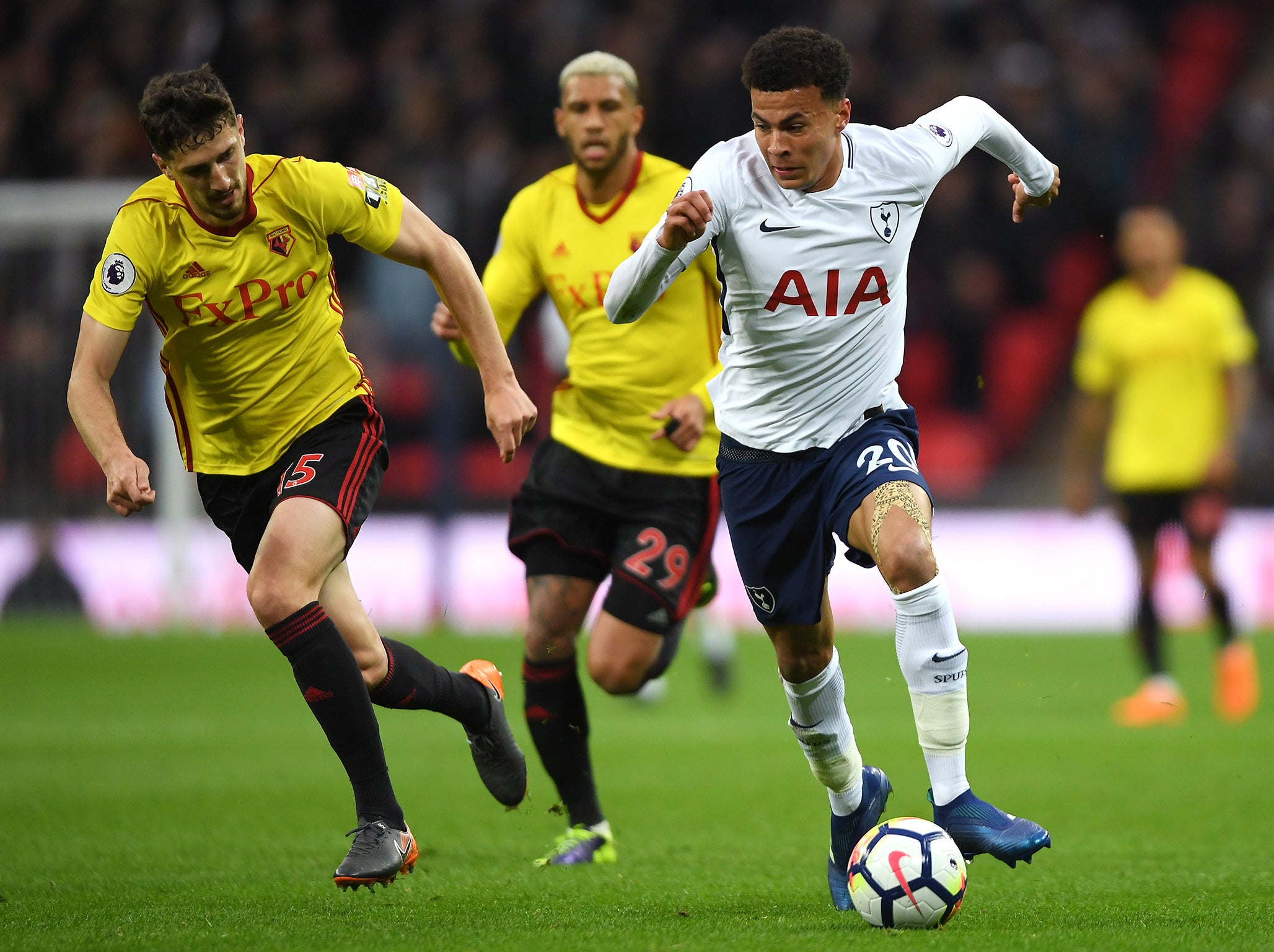 Spurs host Watford at Wembley this evening