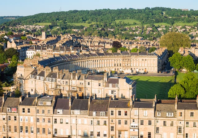 <p>Bath’s Royal Crescent is an architectural masterpiece </p>