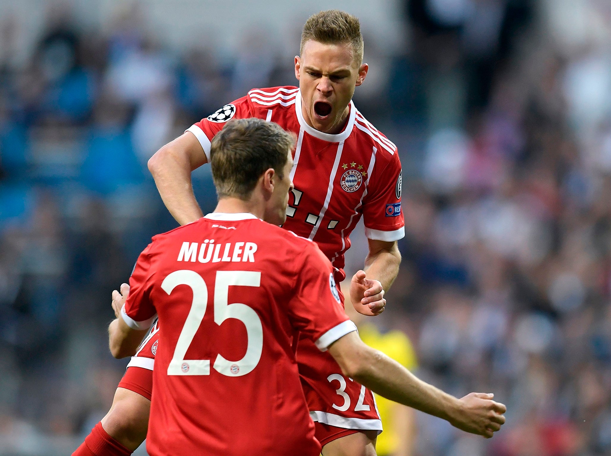 Joshua Kimmich gave his side the lead on the night