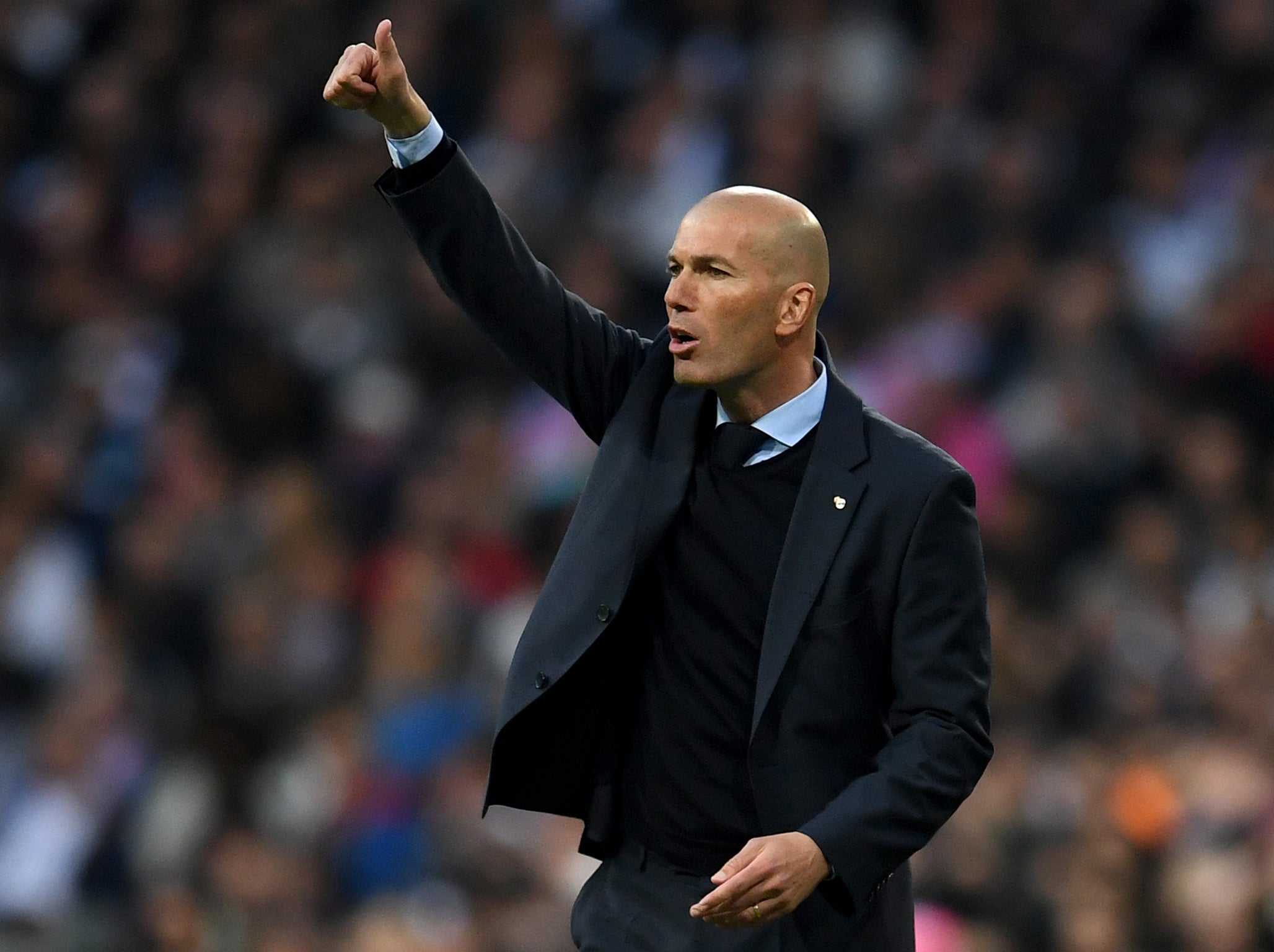 Zinedine Zidane's pulse was racing in the final minutes