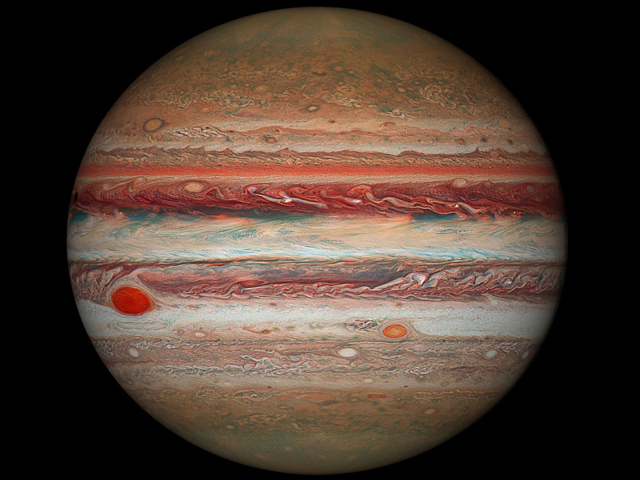 Jupiter's mass is 300 times that of our planet, yet it’s the fastest-spinning planet in the Solar System