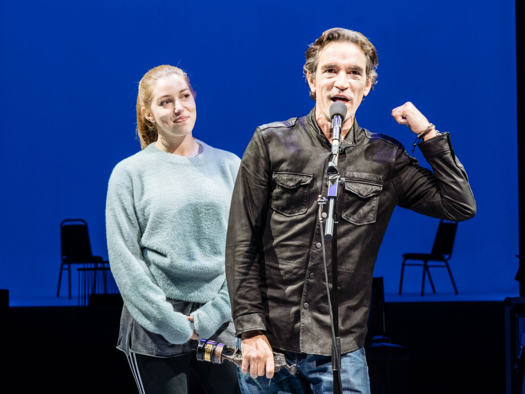 Seana Kerslake and Ben Chaplin in 'Mood Music'