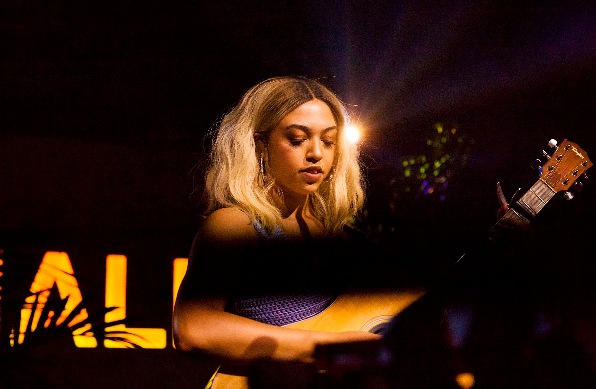 Mahalia performs at Scala in London