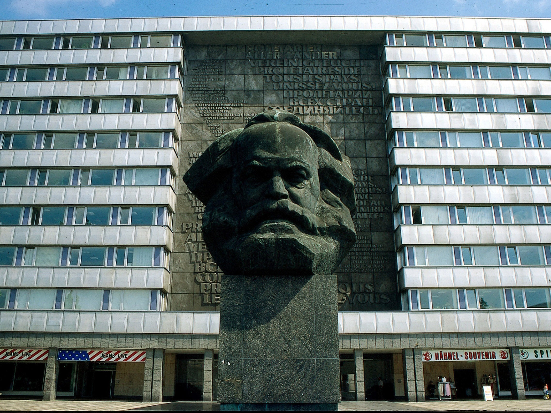 A monument to Karl Marx in the German city Chemnitz, formerly Karl-Marx-Stadt