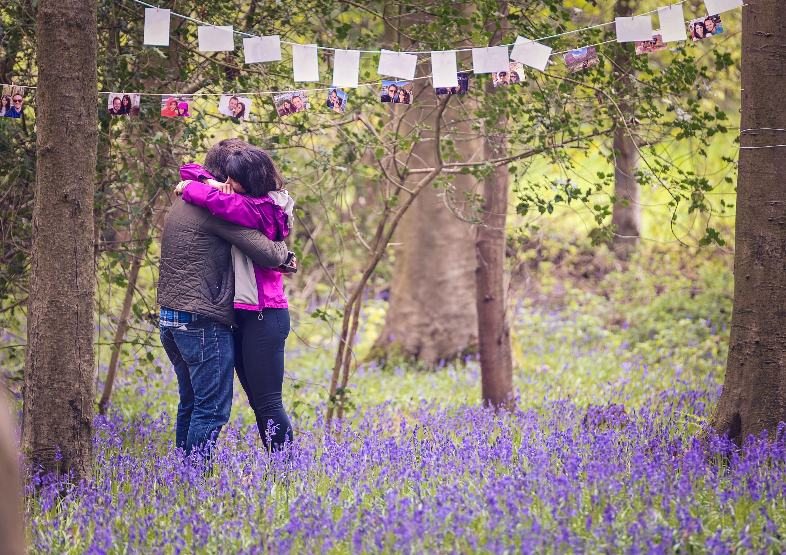 Photographer Gary Clark used Facebook to give Nicholas Luker and Rebecca Ayling their engagement photos