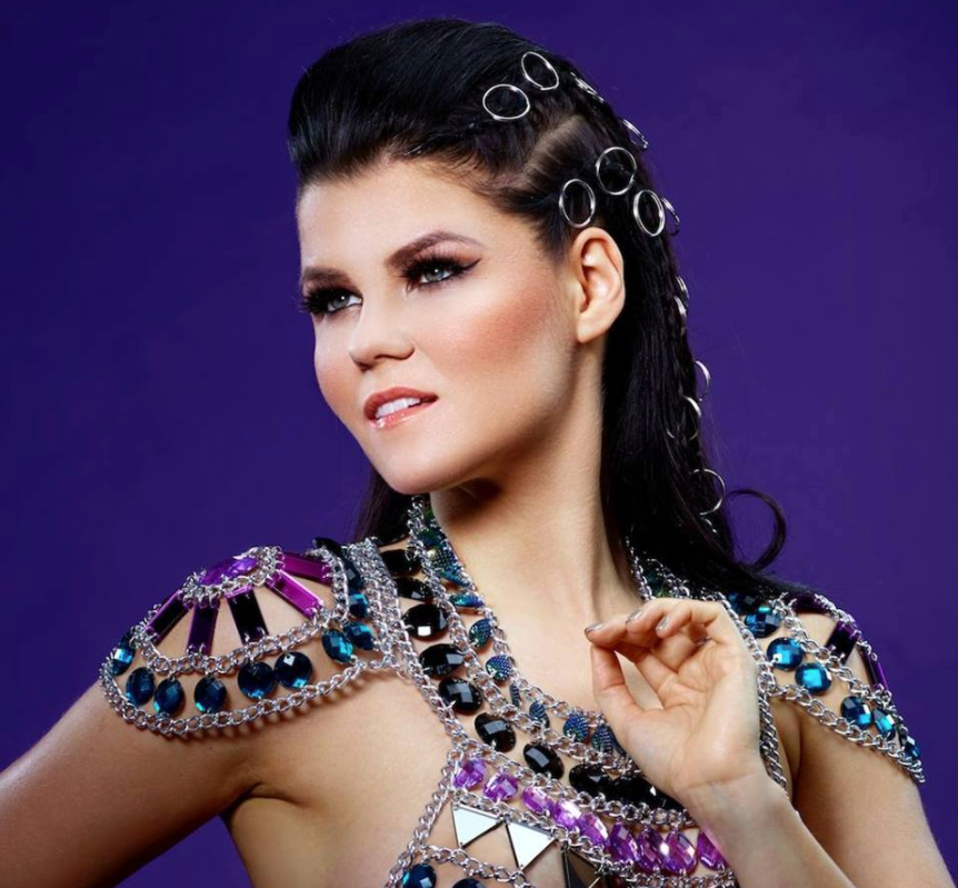 Saara Aalto, the Finnish entrant in this year’s contest. She came out as a lesbian earlier this year