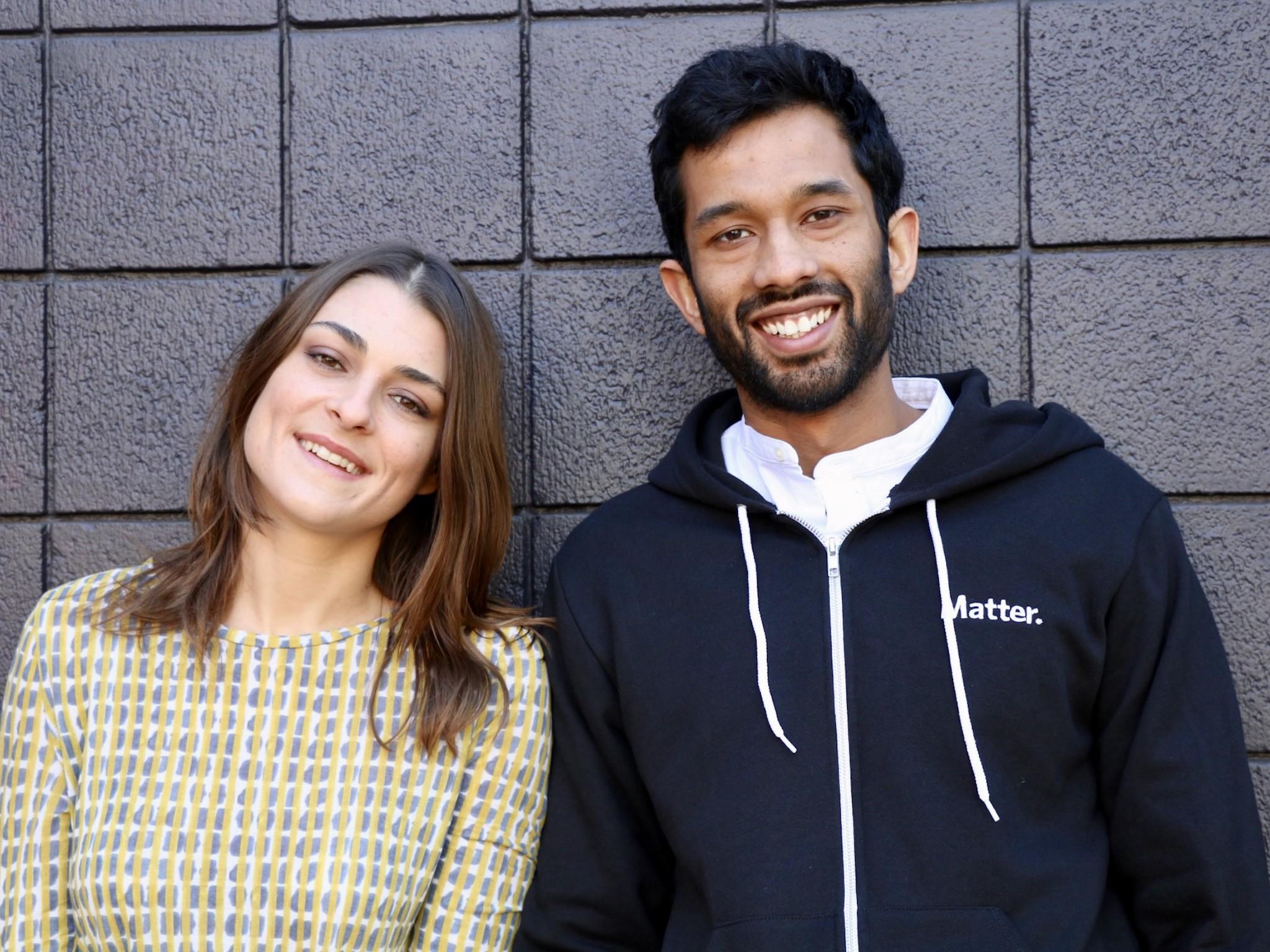 ‘Democracy only works if people know what they’re talking about,’ says Matilde Giglio, pictured with co-founder Mayank Banerjee