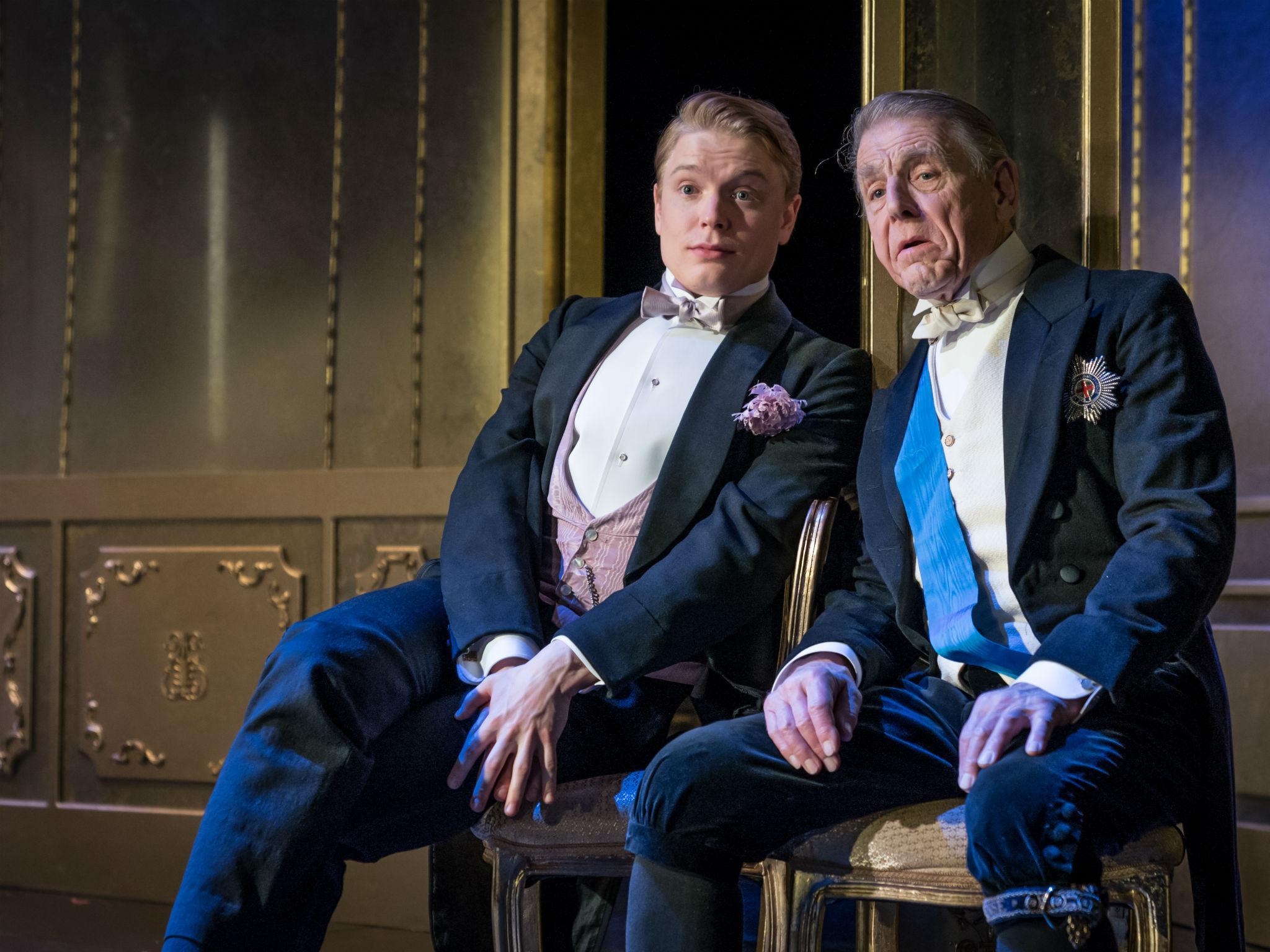 Freddie and Edward Fox in ‘An Ideal Husband’