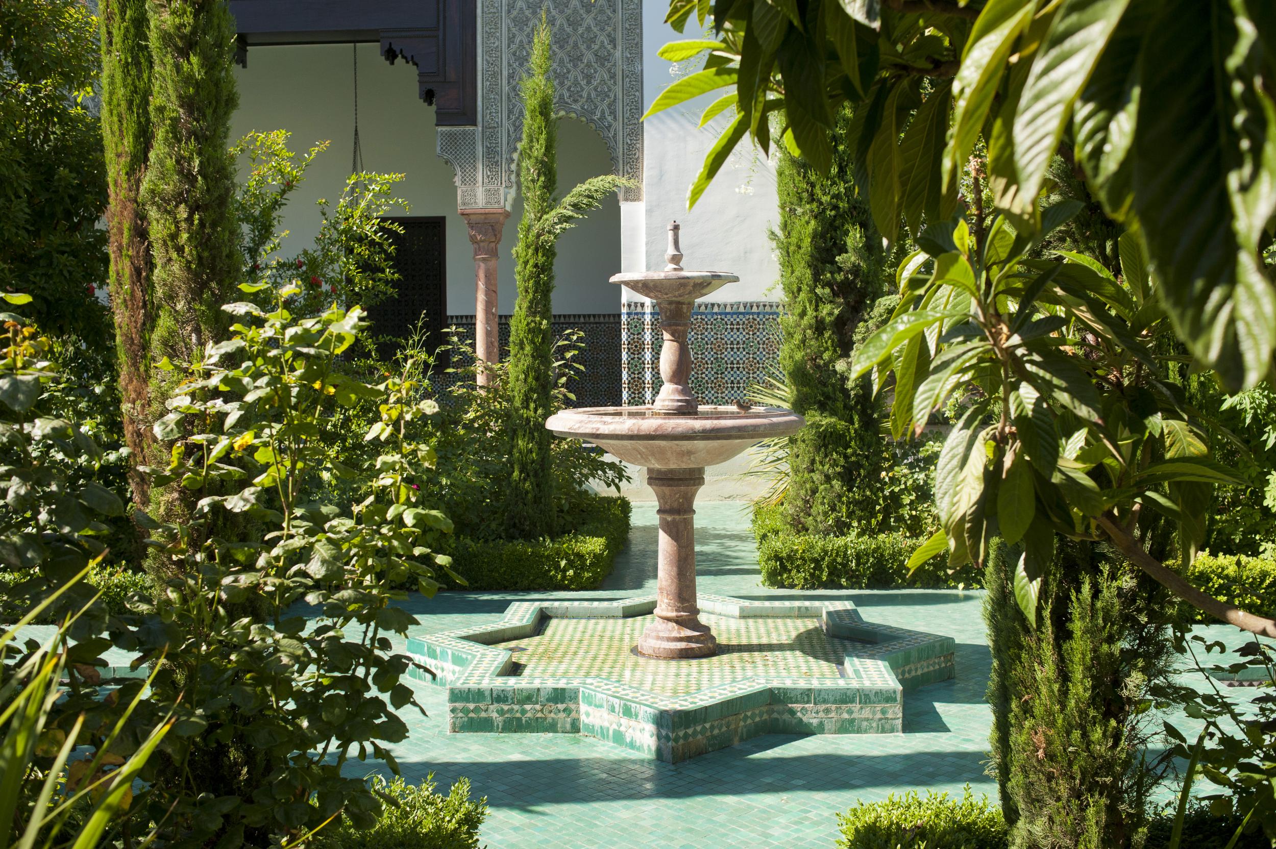 The Grande Mosque de Paris was inspired by the Alhambra