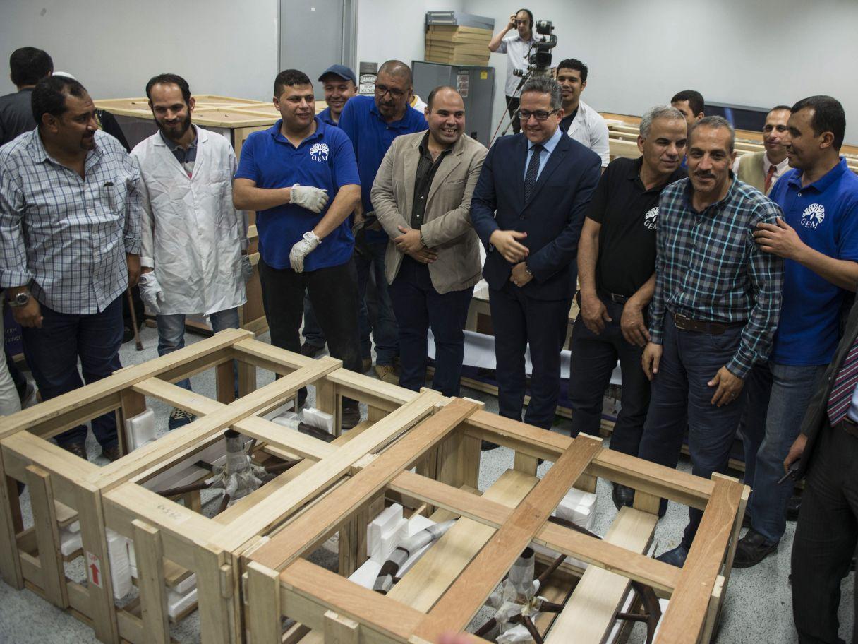 The nearly intact tomb was discovered in 1922