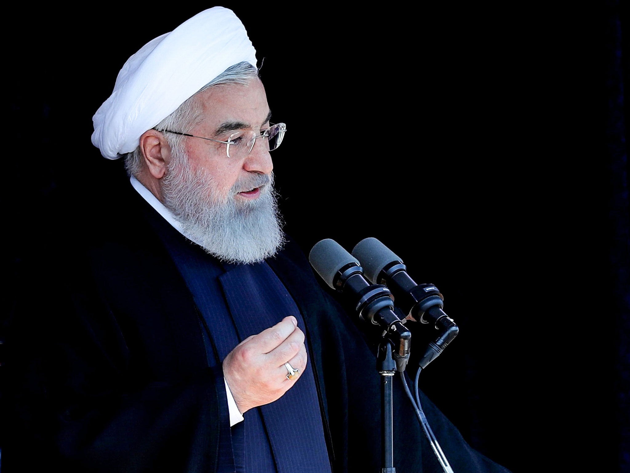 Hassan Rouhani refuses to negotiate about Iran's missile programme