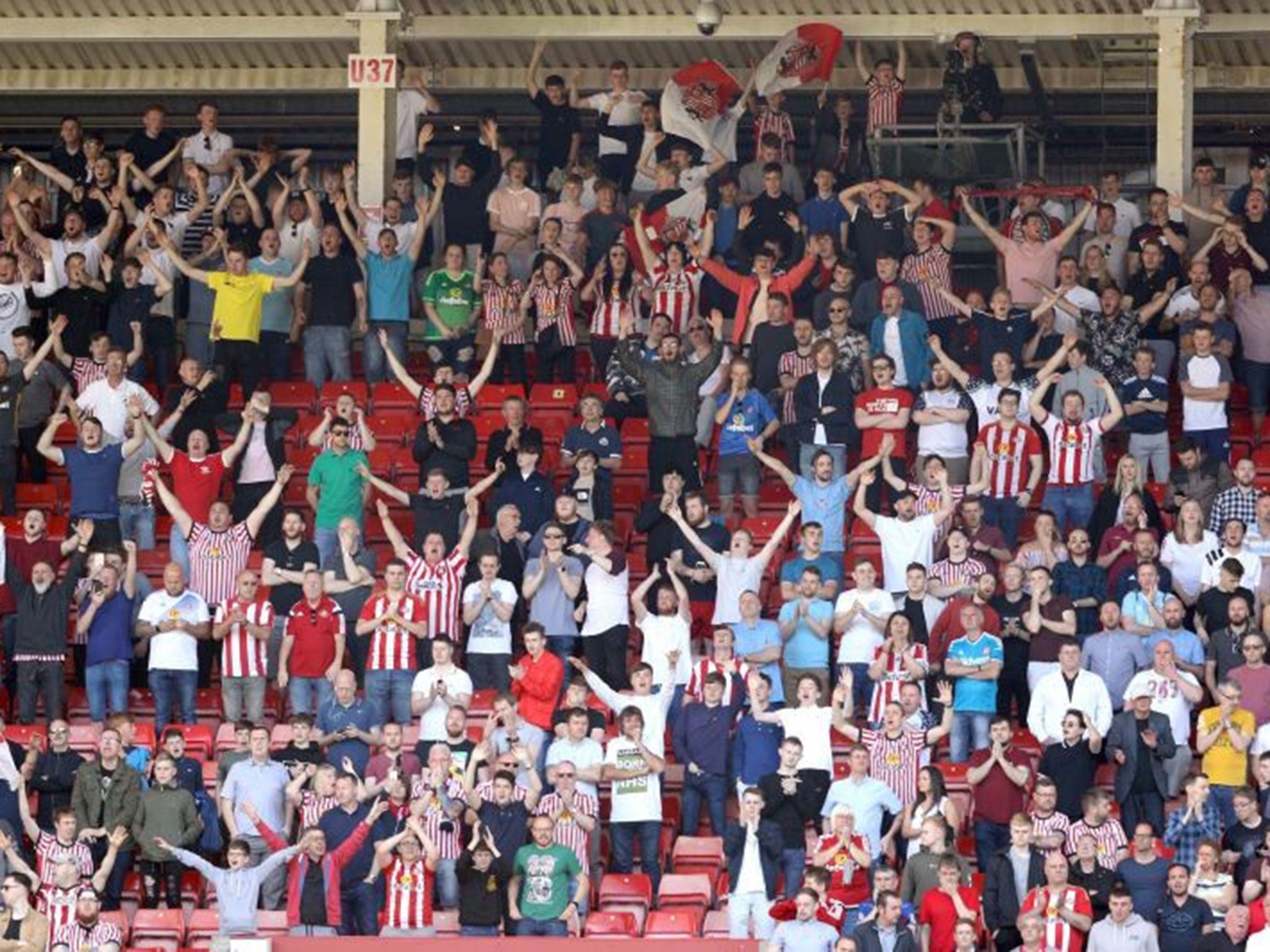 Sunderland's fans were at least given something to cheer