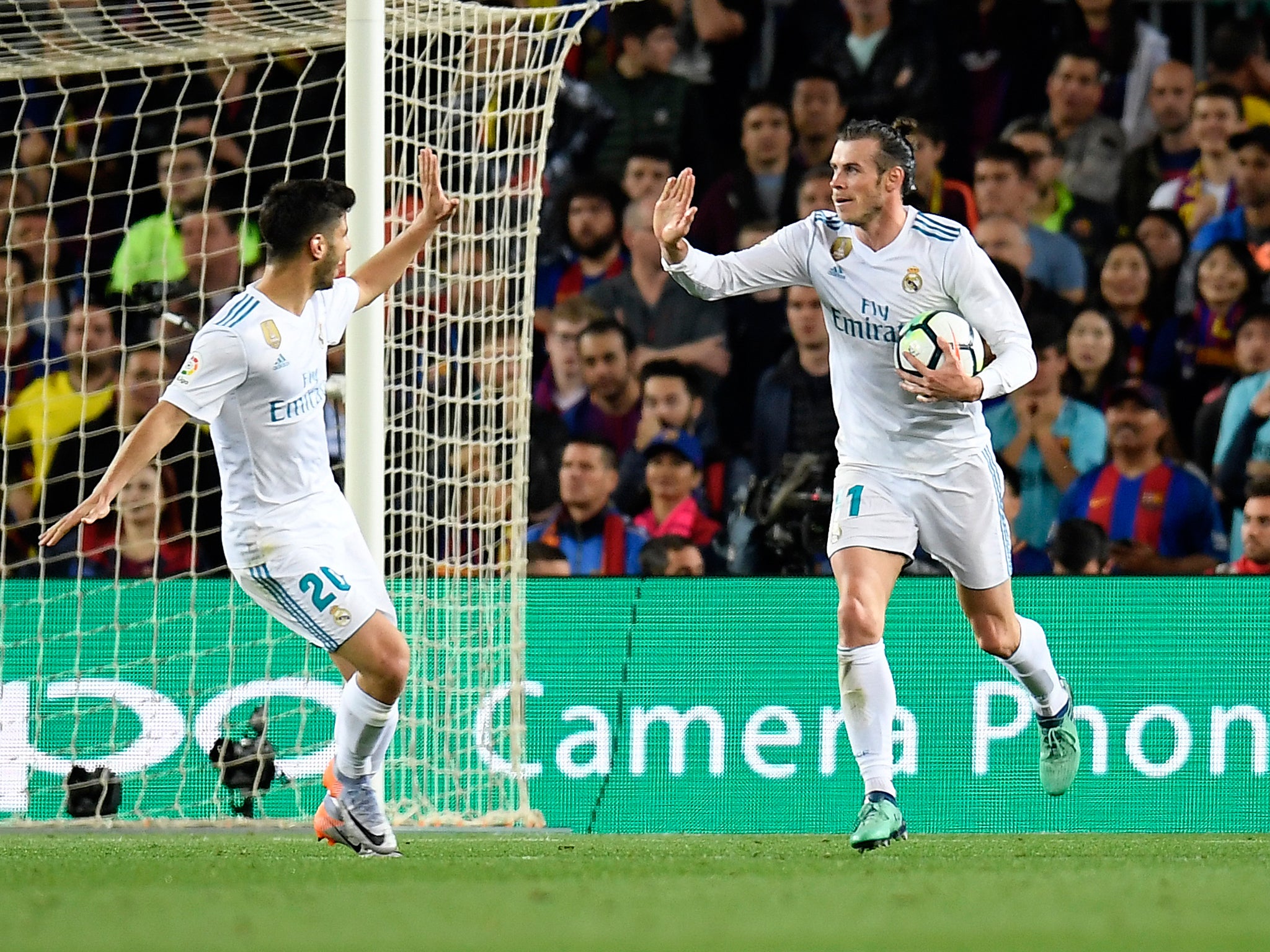 Gareth Bale earned Real Madrid a share of the points with a long-range equaliser