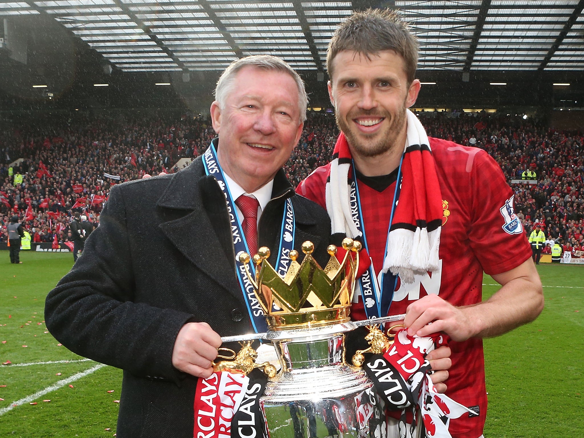 Michael Carrick believes the support shown to Sir Alex Ferguson is a sign of the respect towards him