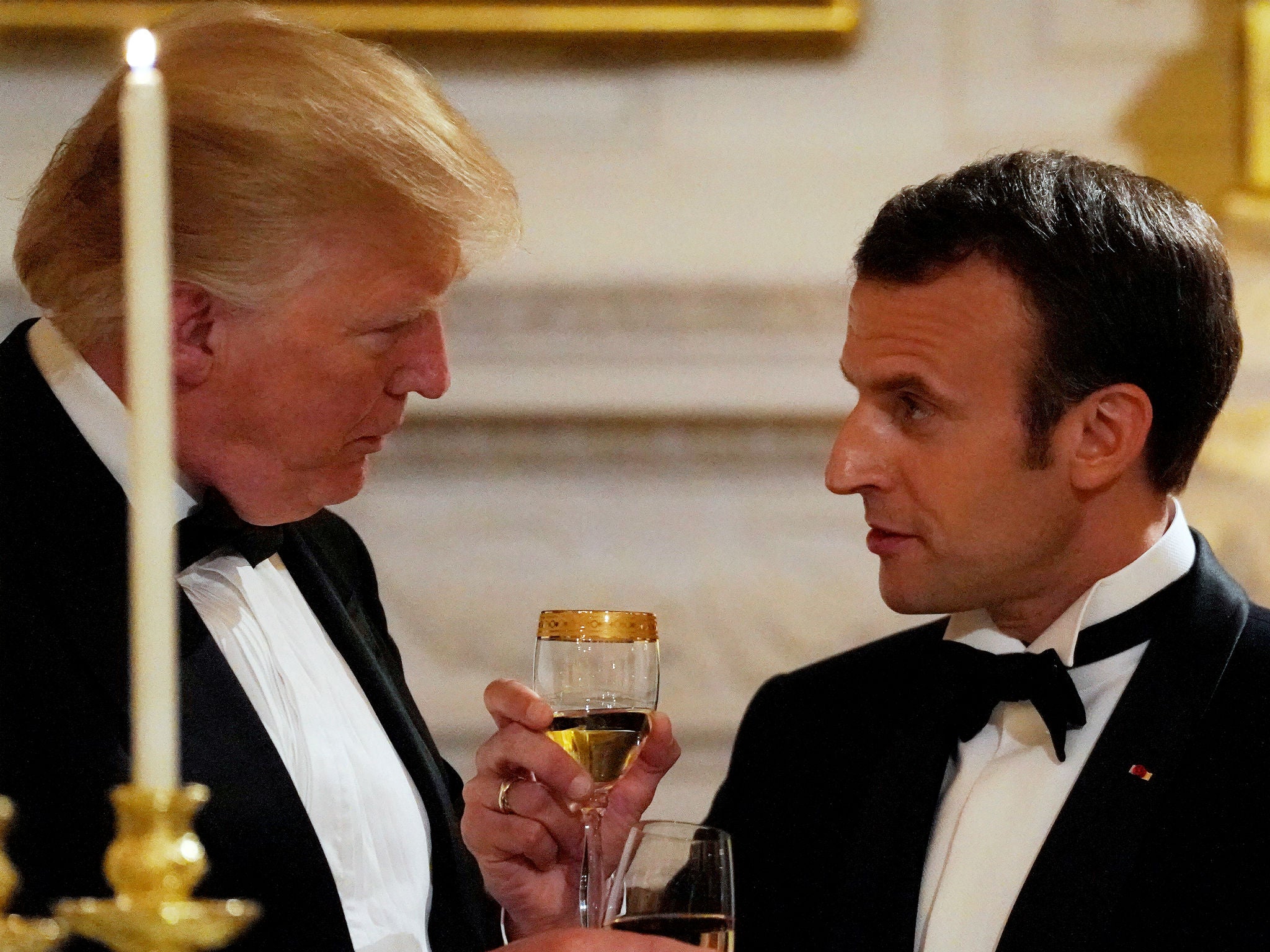 White House staff reportedly said Trump thought a recent call with Macron was 'terrible'