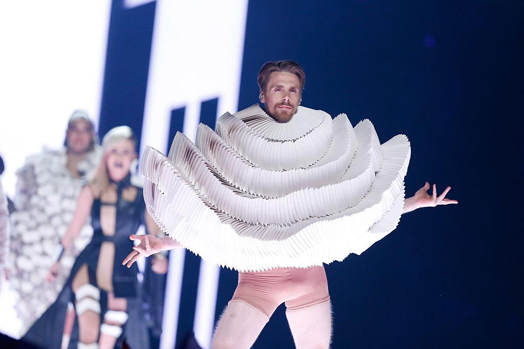 The Eurovision Song Contest in 2016 opened with a fashion show that saw models donning unusual costumes made from what appeared to be toilet paper strut down the catwalk.
