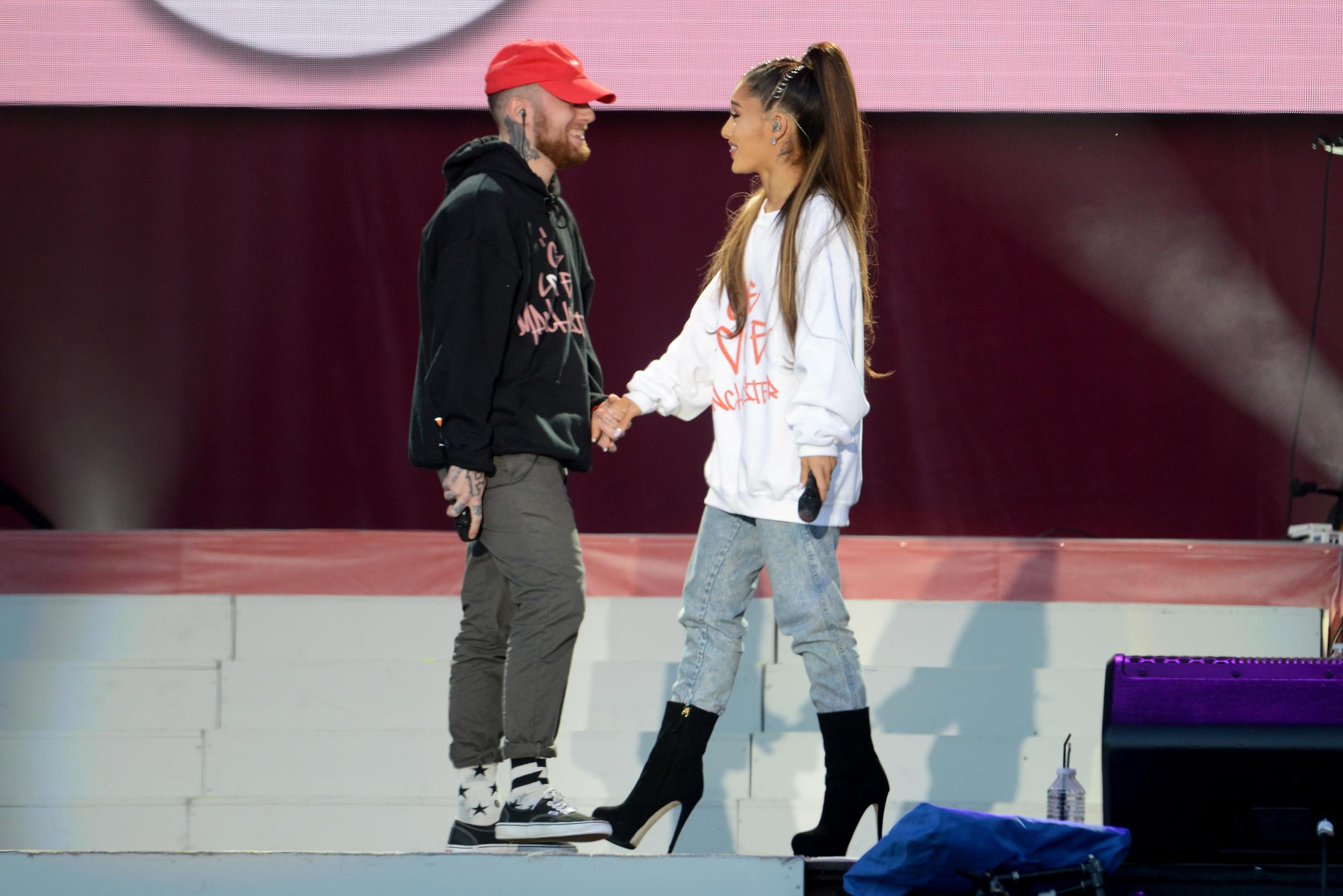 Mac Miller and Ariana Grande.