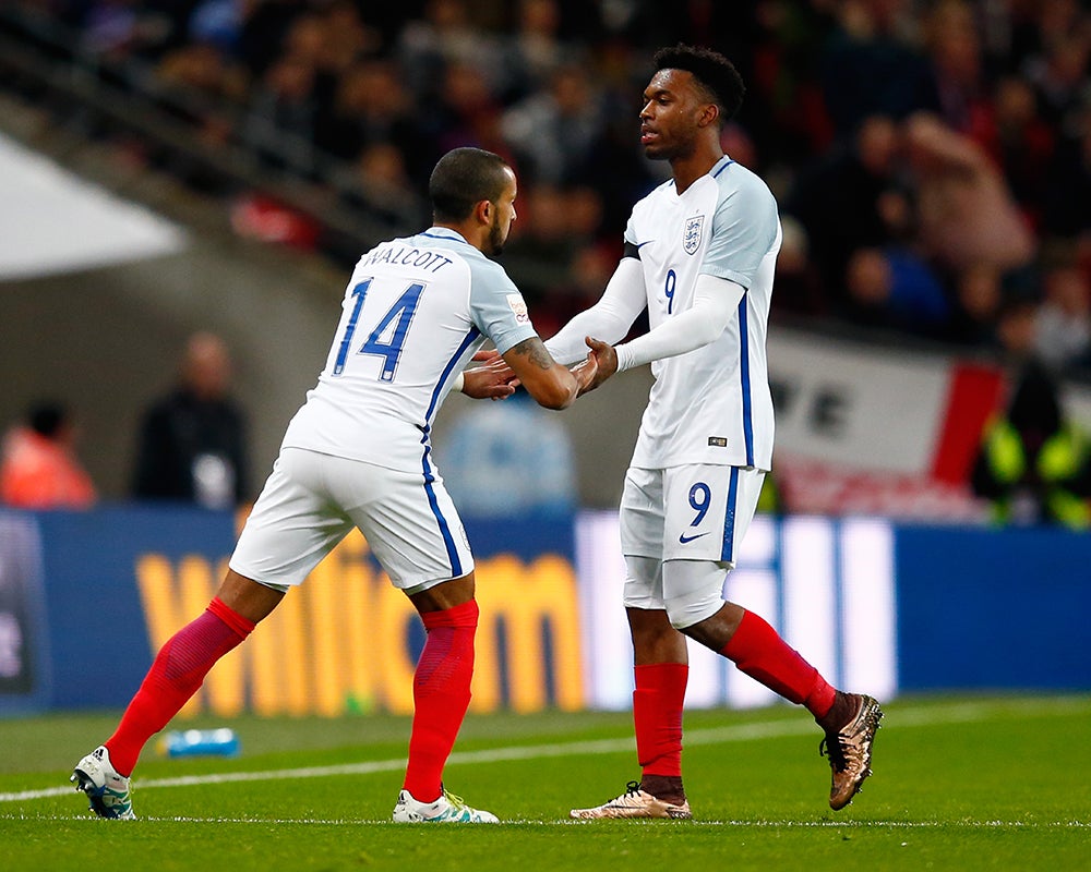 Theo Walcott and Daniel Sturridge both appear on the list