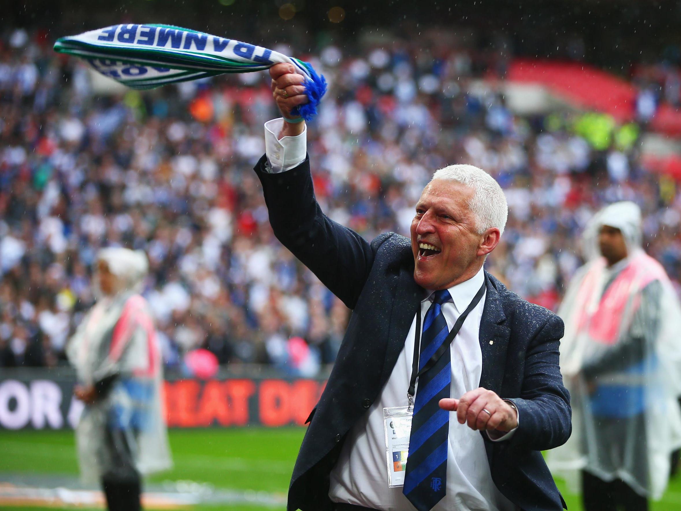 Mark Palios at Wembley this weekend (Getty Images)