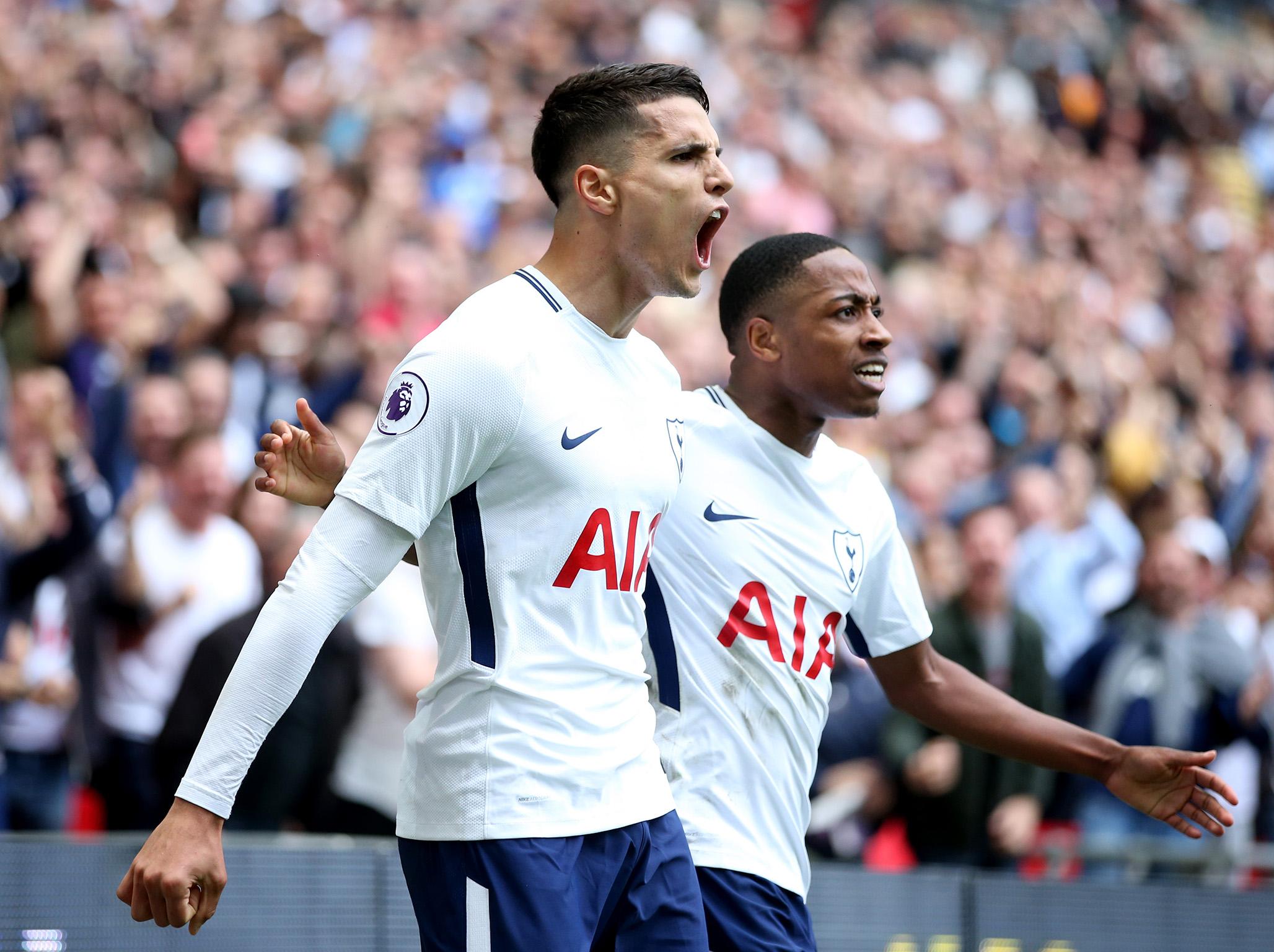 The Argentinian almost helped himself to a hat-trick (Tottenham Hotspur FC via Getty)