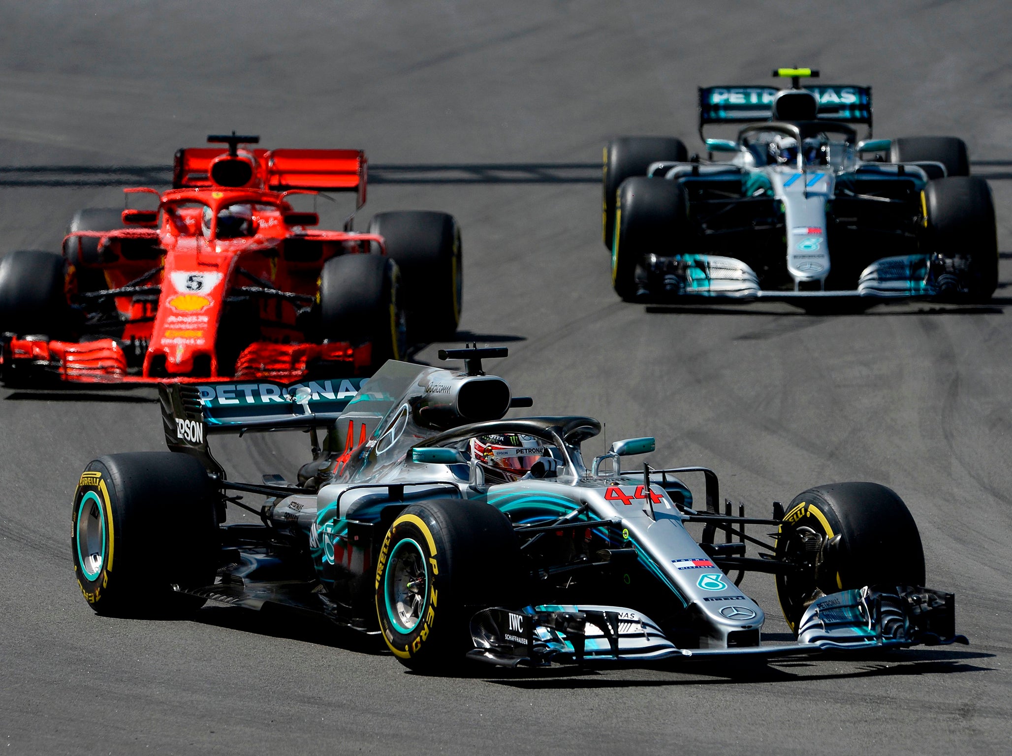 Valtteri Bottas made it a Mercedes one-two (Getty )