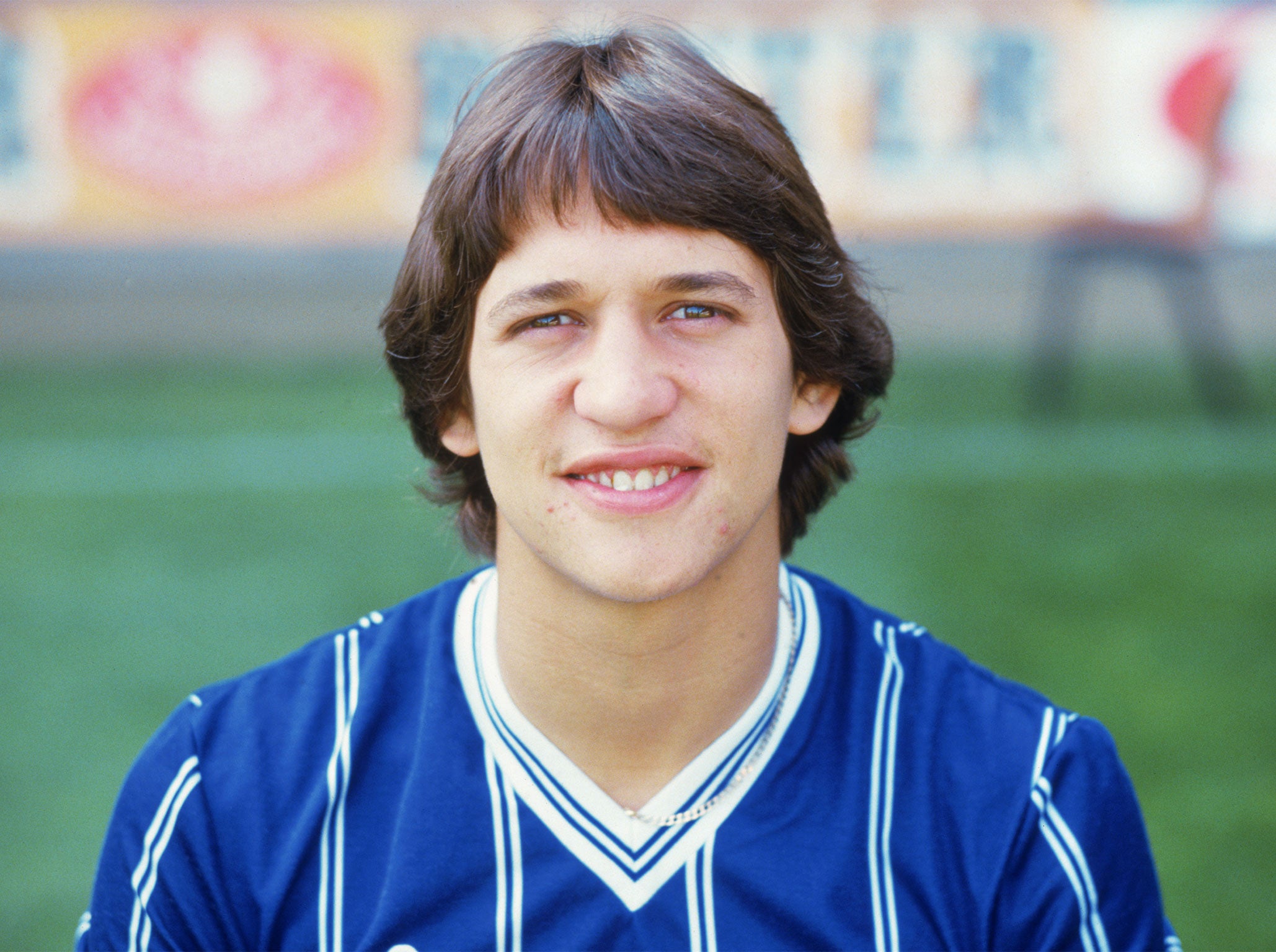 Lineker in his day at Leicester City, the club he supports to this day